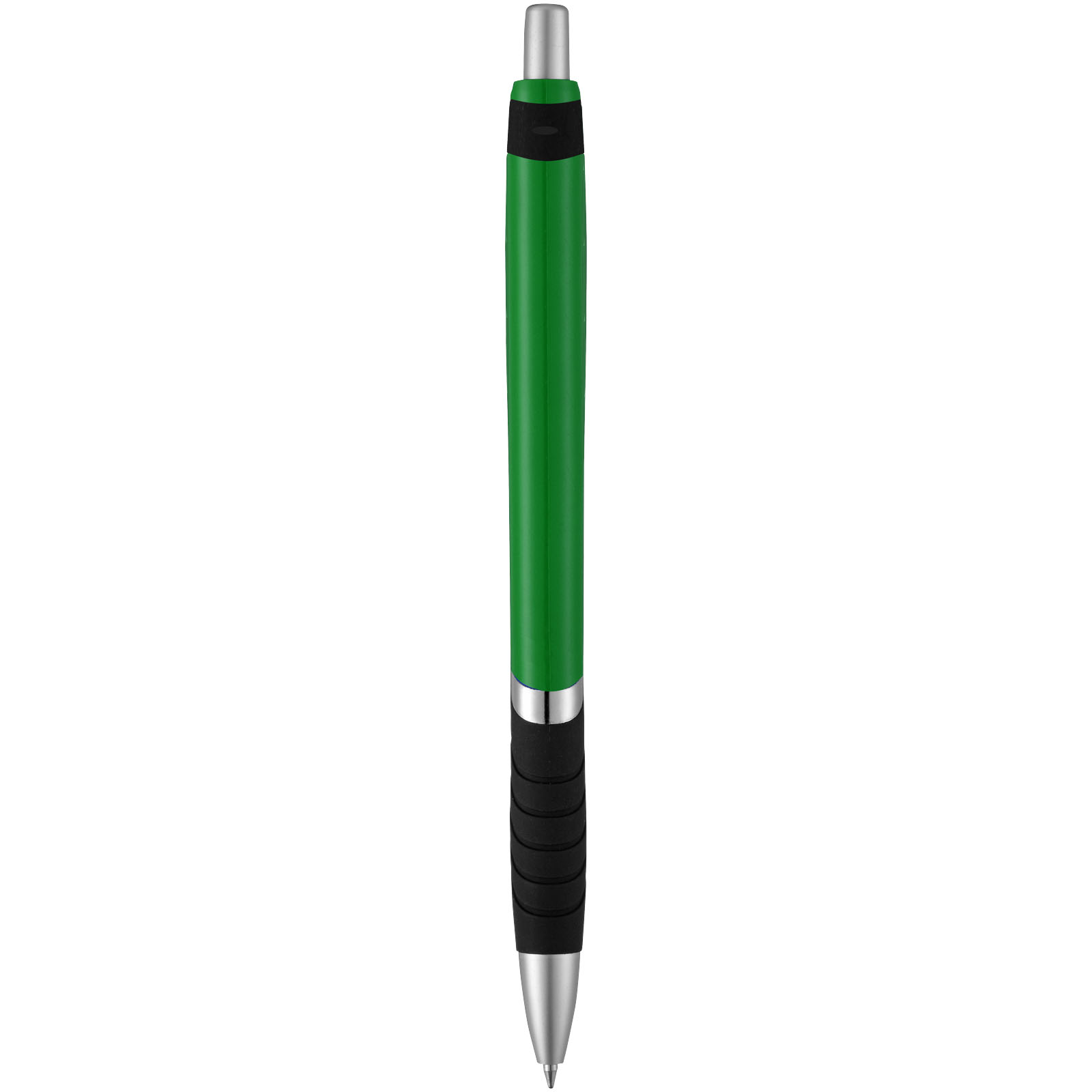 Advertising Ballpoint Pens - Turbo ballpoint pen with rubber grip - 2