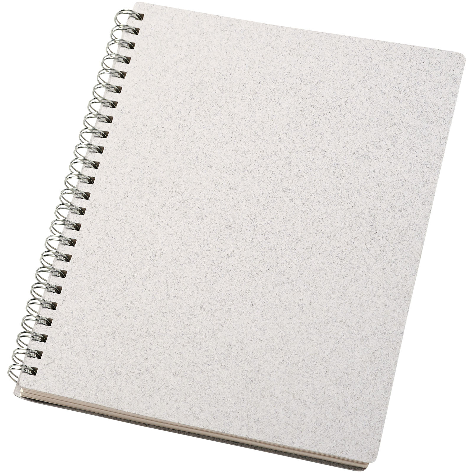 Papeterie personnalisée - Carnet à spirales format A5 Bianco