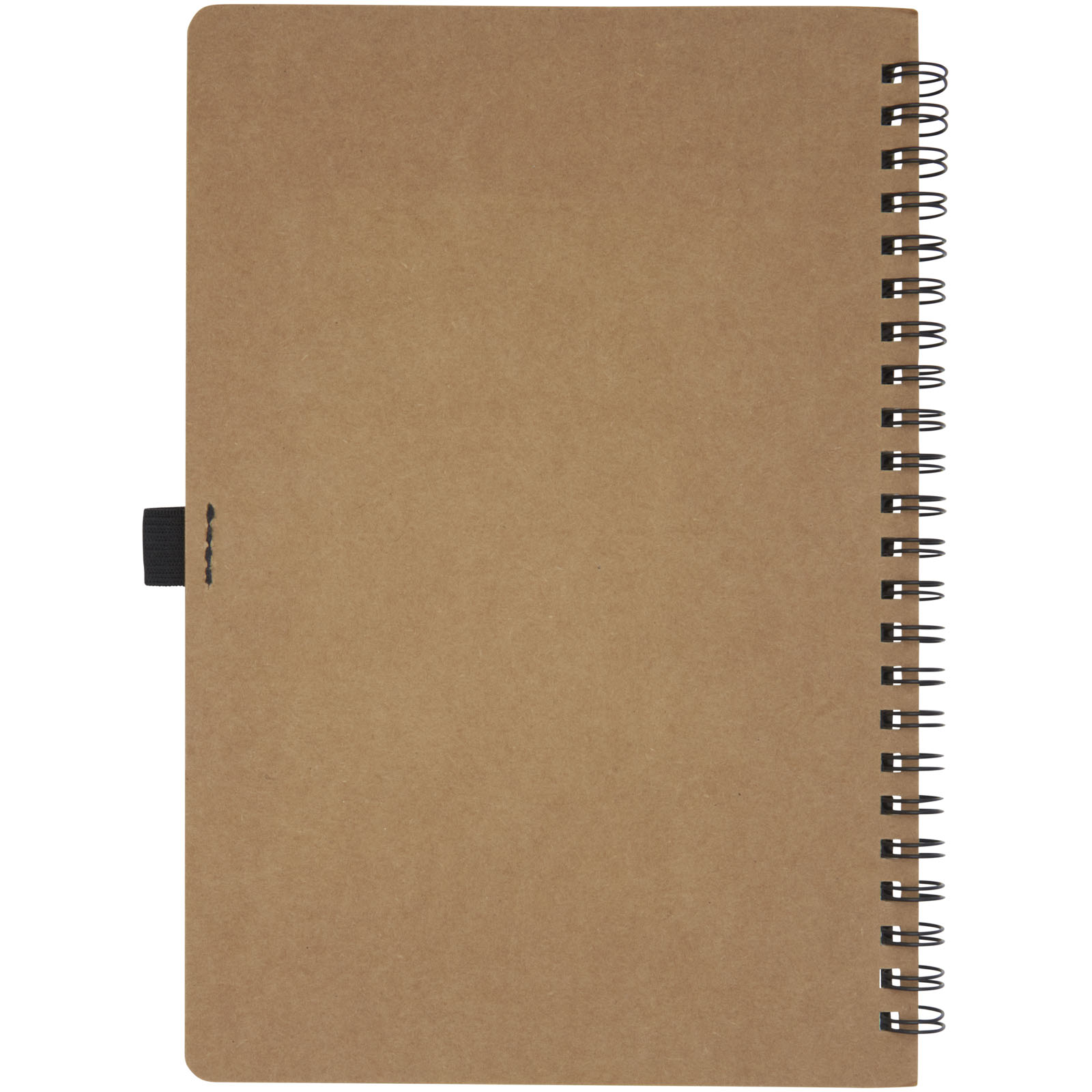 Advertising Notebooks - Cobble A5 wire-o recycled cardboard notebook with stone paper - 2