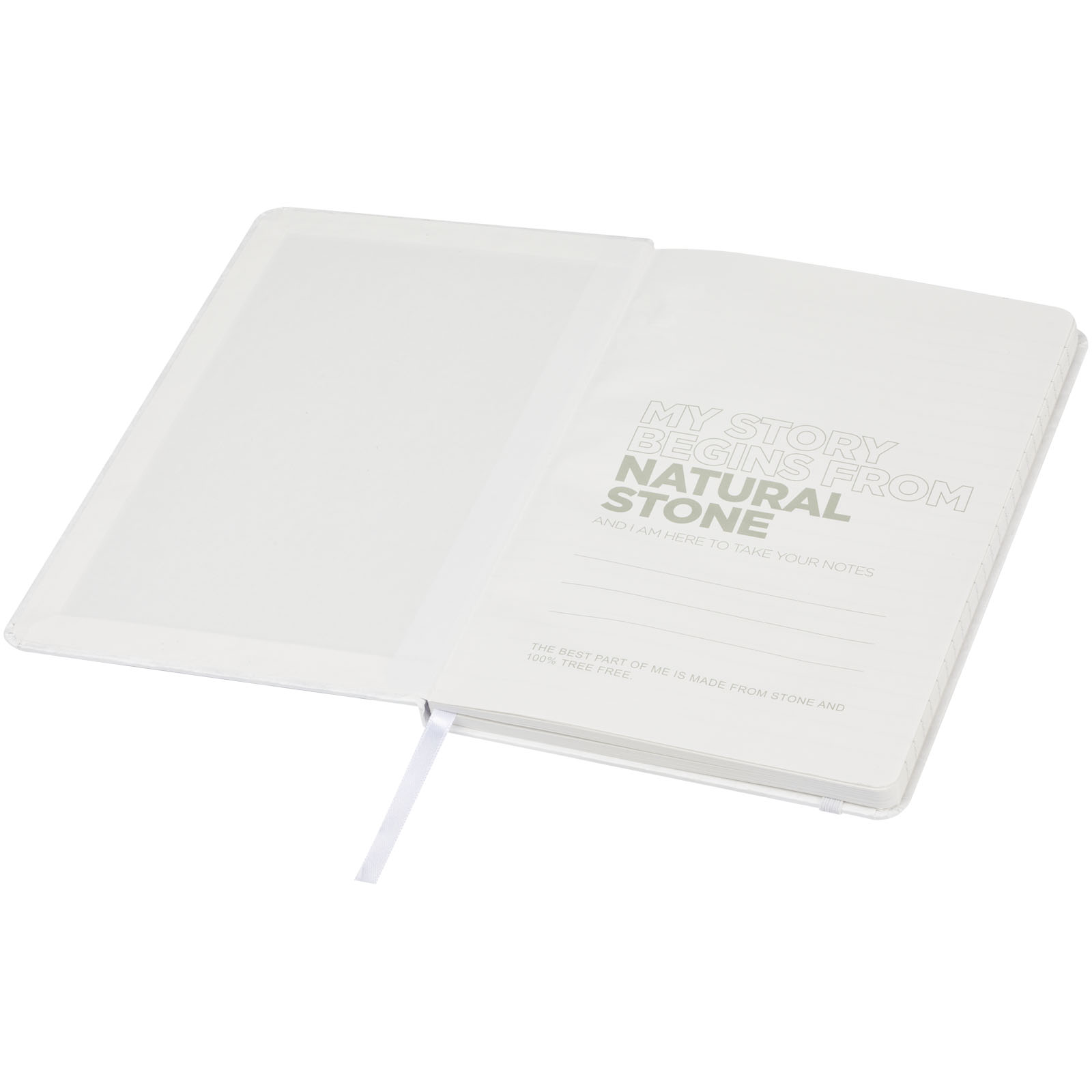 Advertising Hard cover notebooks - Breccia A5 stone paper notebook - 4