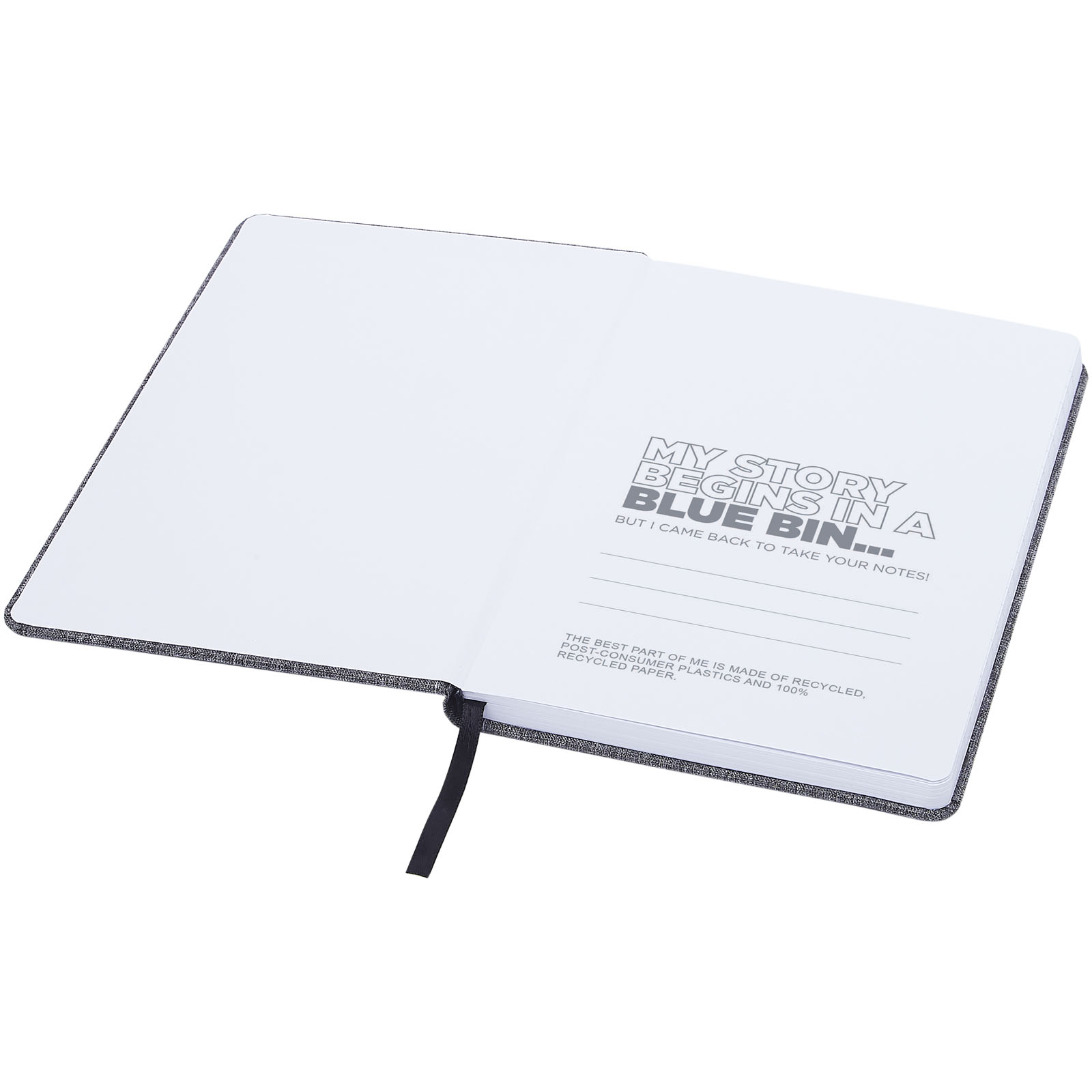 Advertising Hard Cover Notebooks - Orin A5 RPET notebook - 5