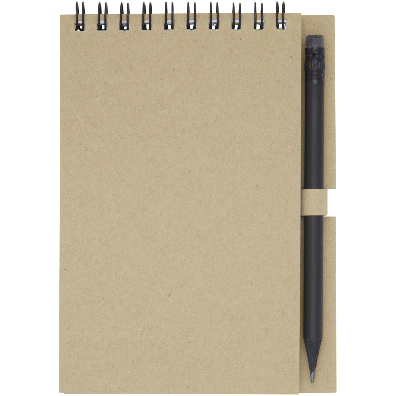 Advertising Notebooks - Luciano Eco wire notebook with pencil - small - 1