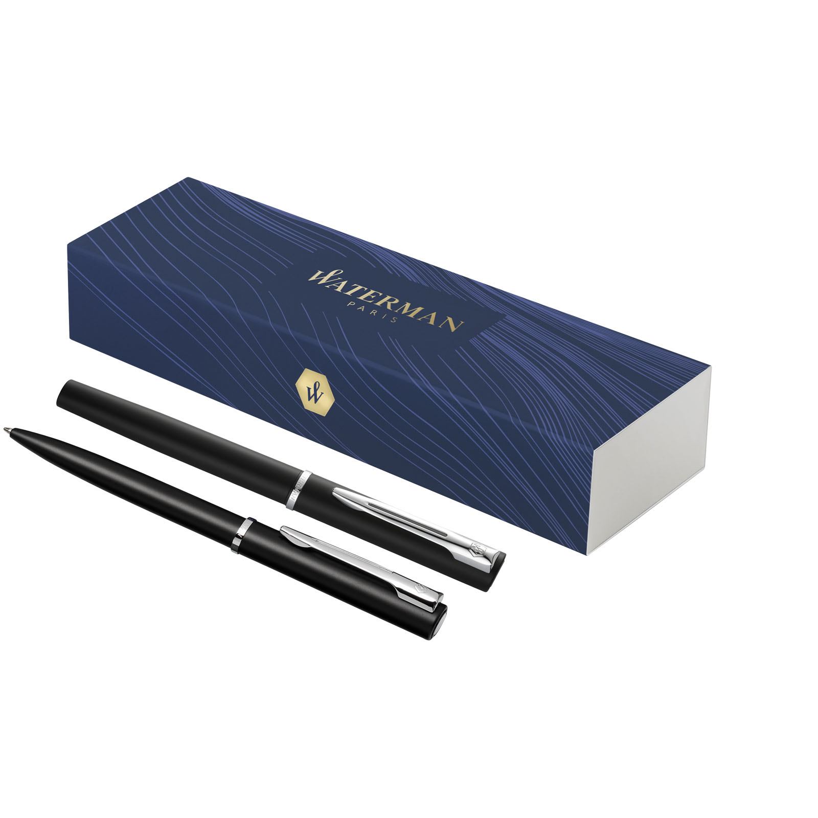 Pens & Writing - Waterman Allure ballpoint and rollerball pen set