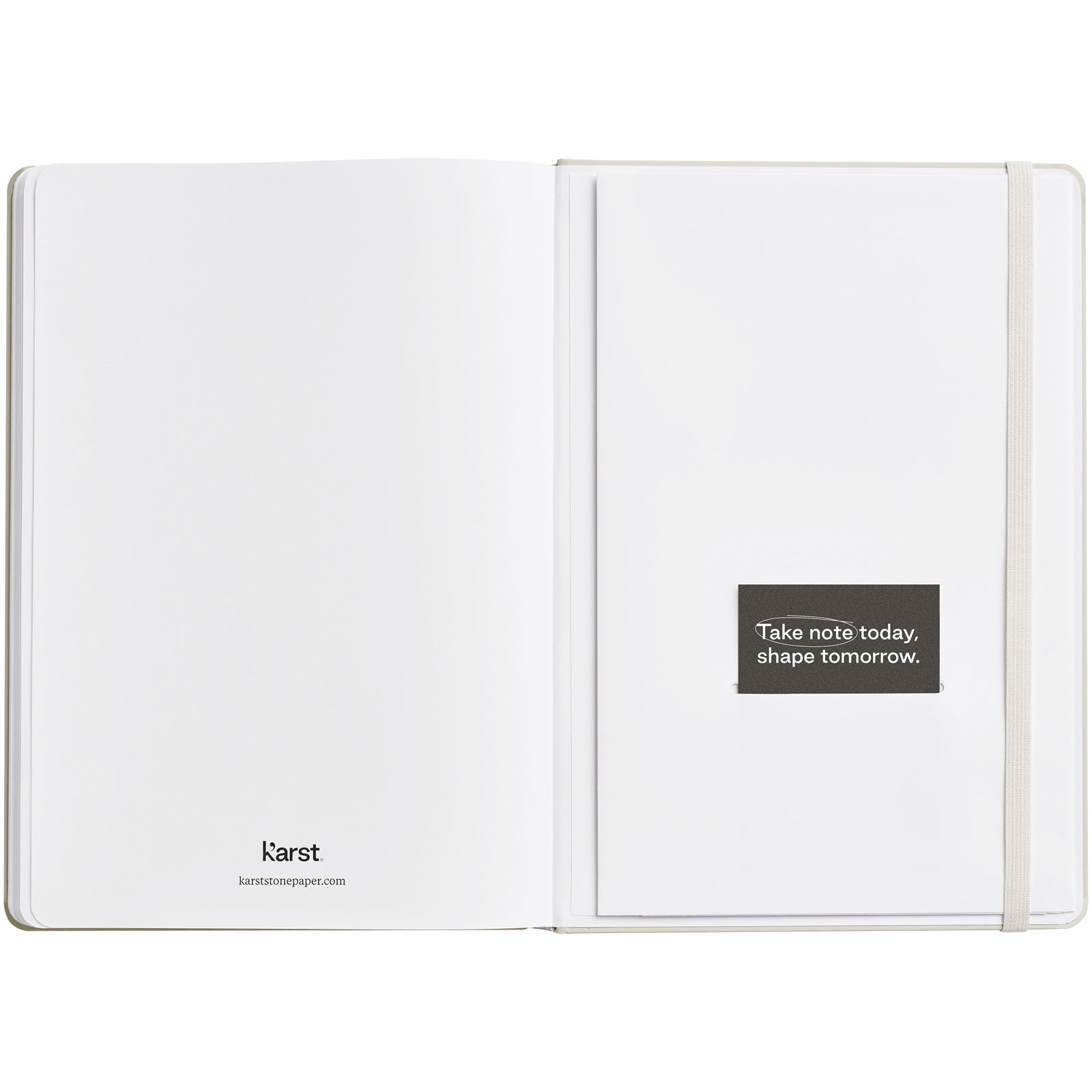 Advertising Hard cover notebooks - Karst® A5 stone paper hardcover notebook - lined - 3