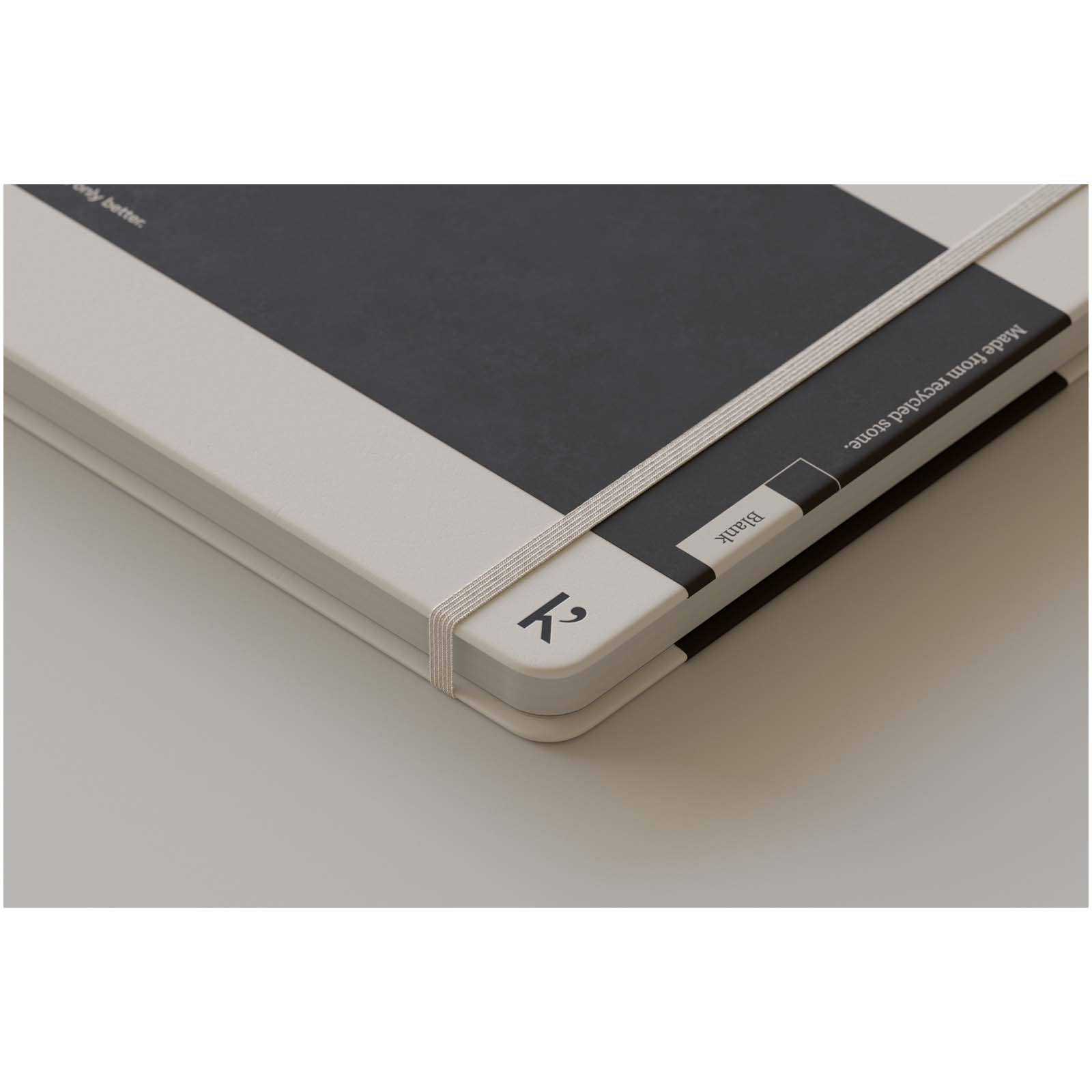 Advertising Hard Cover Notebooks - Karst® A5 stone paper hardcover notebook - lined - 4