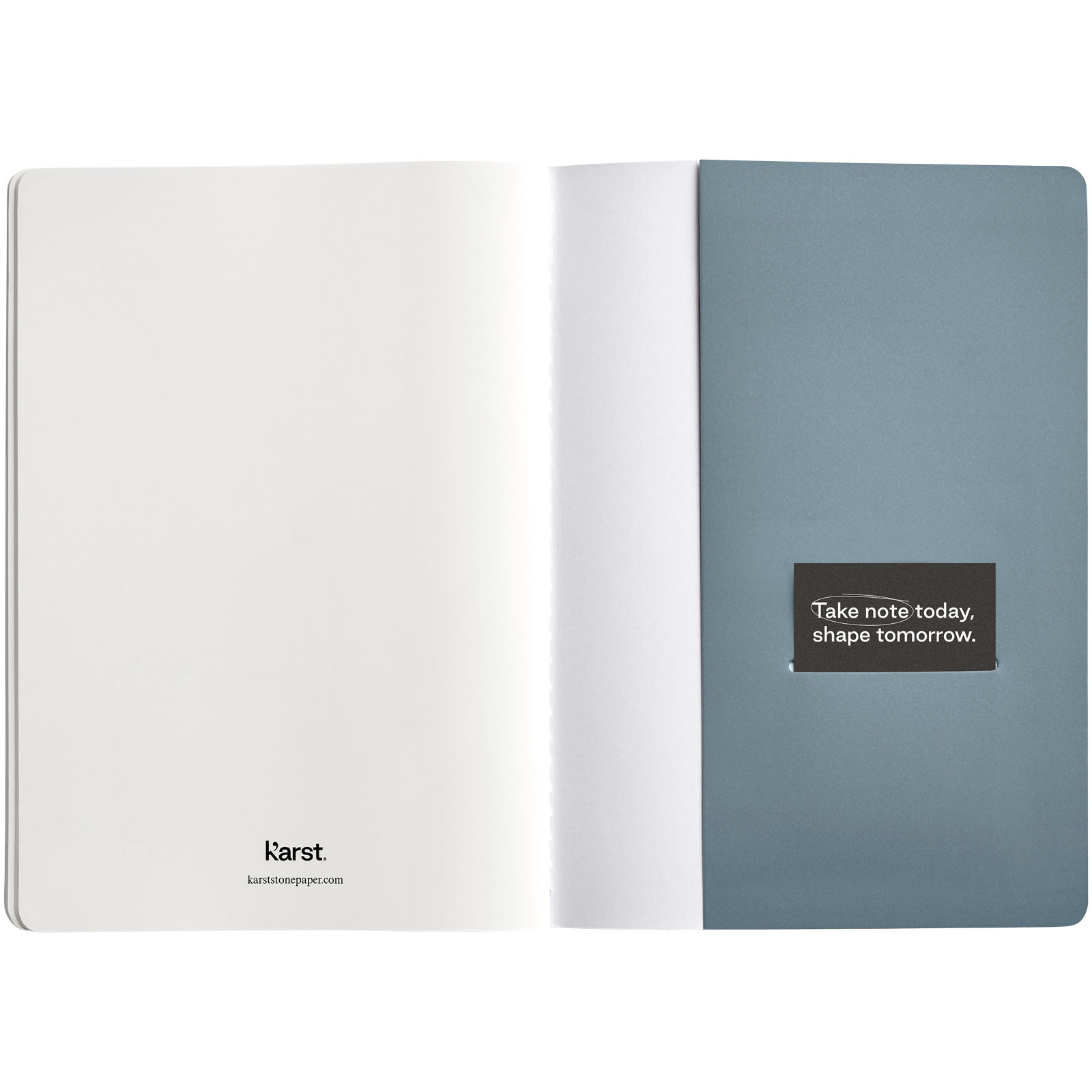 Advertising Hard cover notebooks - Karst® A5 stone paper journal twin pack - 4