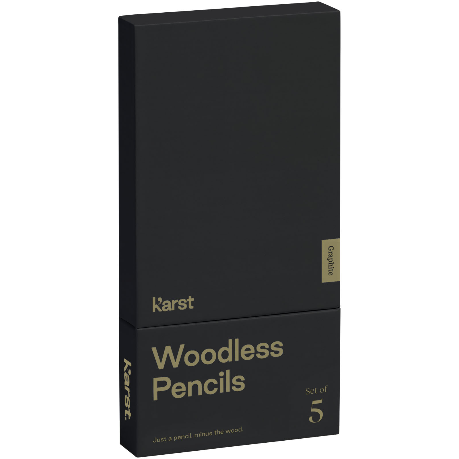 Advertising Pencils - Karst® 5-pack 2B woodless graphite pencils - 0