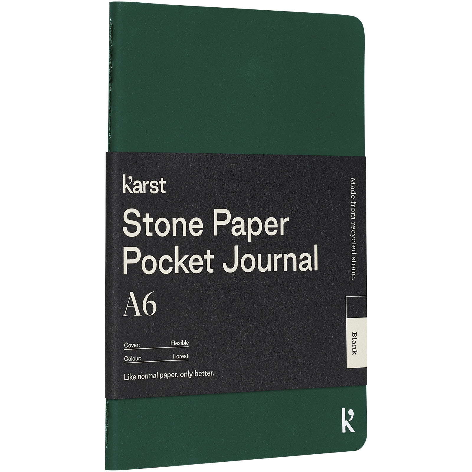 Blocs-notes et essentiels pour le bureau - Journal de poche Karst® A6 en papier de pierre et à couverture souple - Vierge