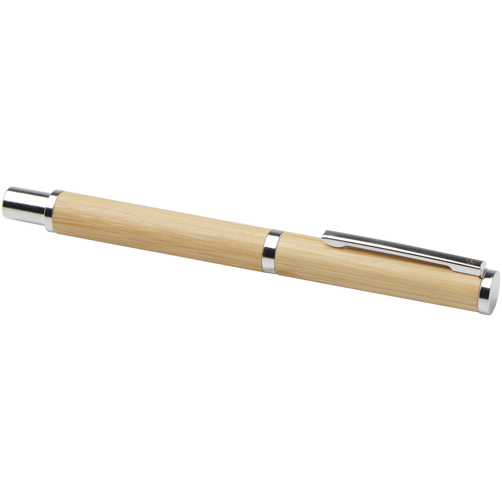 Parure de stylos publicitaires - Coffret cadeau stylo bille et stylo roller Apolys en bambou  - 5