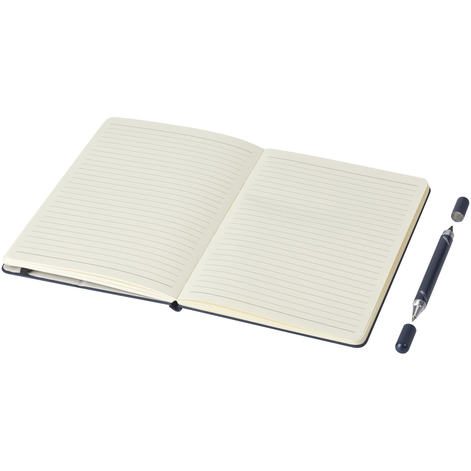 Advertising Hard cover notebooks - Skribo ballpoint pen and notebook set - 4