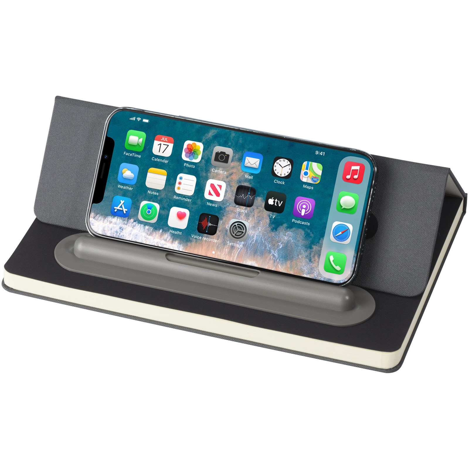 Carnets à couverture rigide publicitaires - Ensemble stylo à bille et carnet de notes Skribo - 5