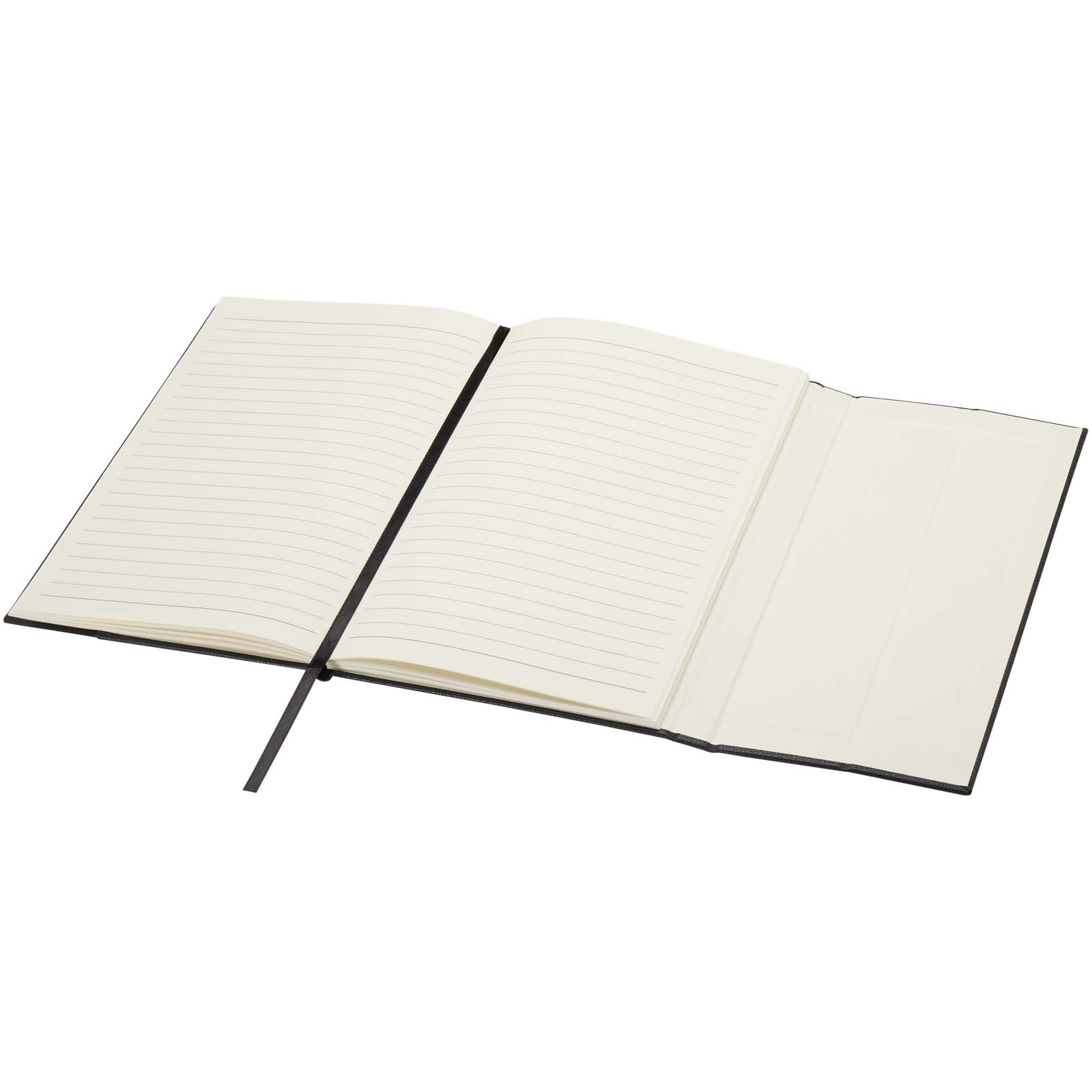 Carnets à couverture rigide publicitaires - Carnet à couverture rigide en PU recyclé Alejandra A5 - 5