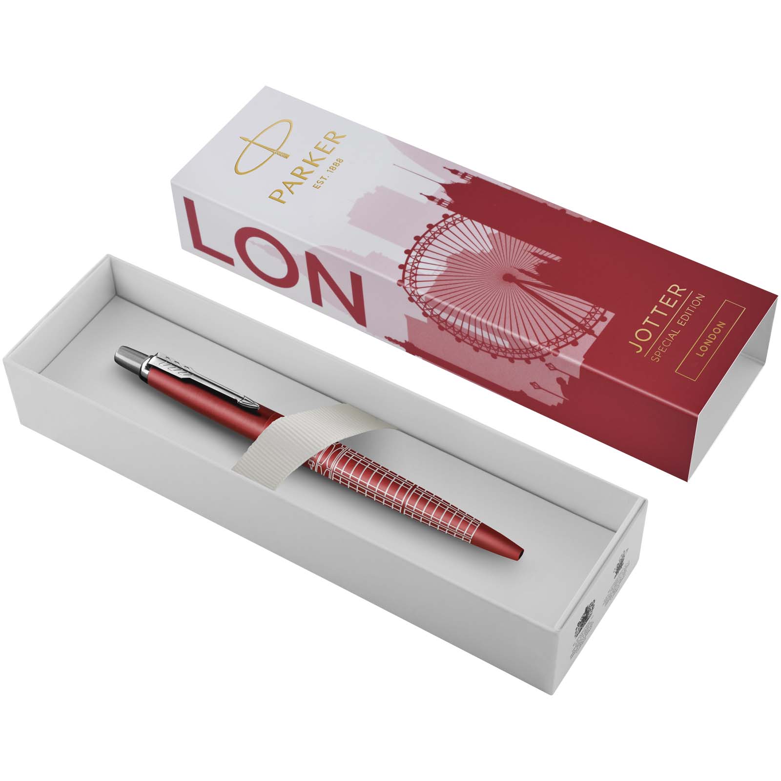 Stylo bille Parker Jotter SE Global Icons (encre bleue)
