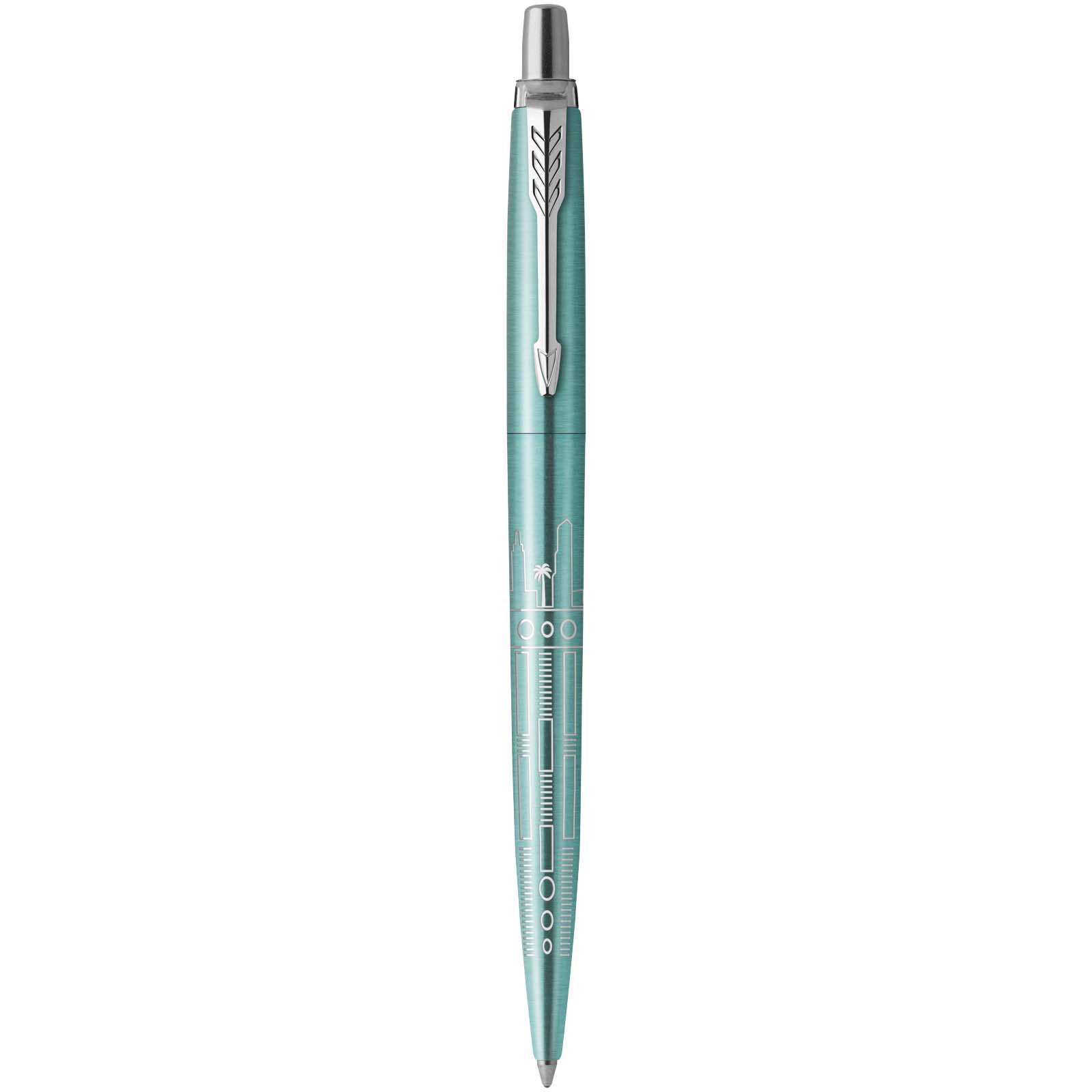 Advertising Ballpoint Pens - Parker Jotter SE Global Icons colour trim ballpoint pen (blue ink) - 1