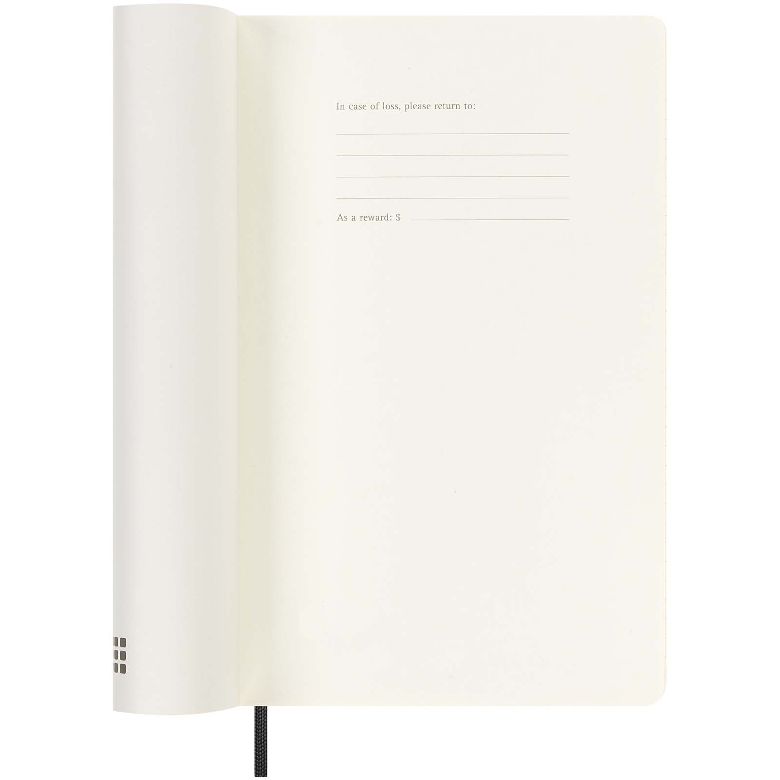 Bloc-notes couverture souple publicitaires - Agenda L quotidien 12 mois Moleskine à couverture souple - 3