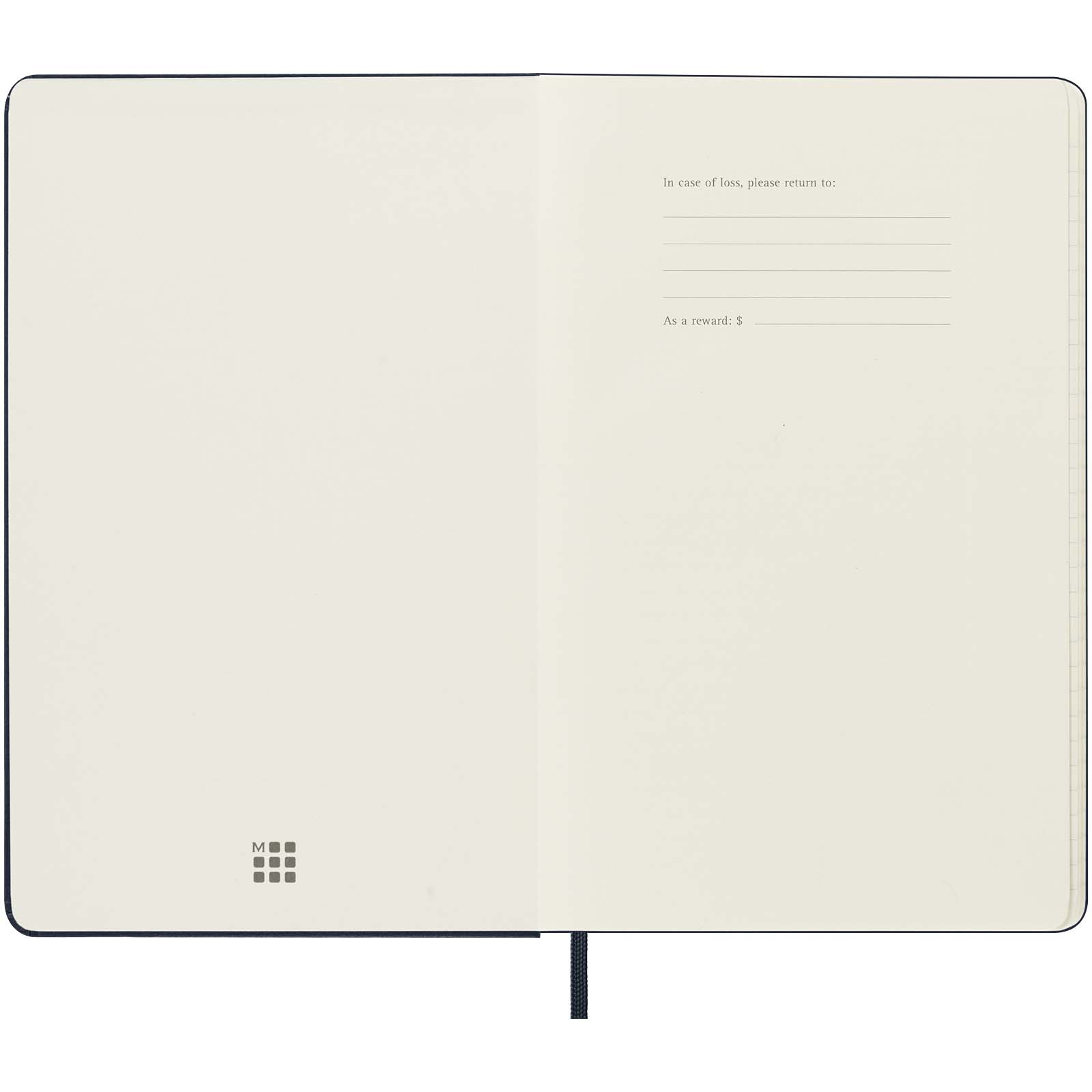 Bloc-notes couverture rigide publicitaires - Agenda L vertical 12 mois Moleskine à couverture rigide - 3