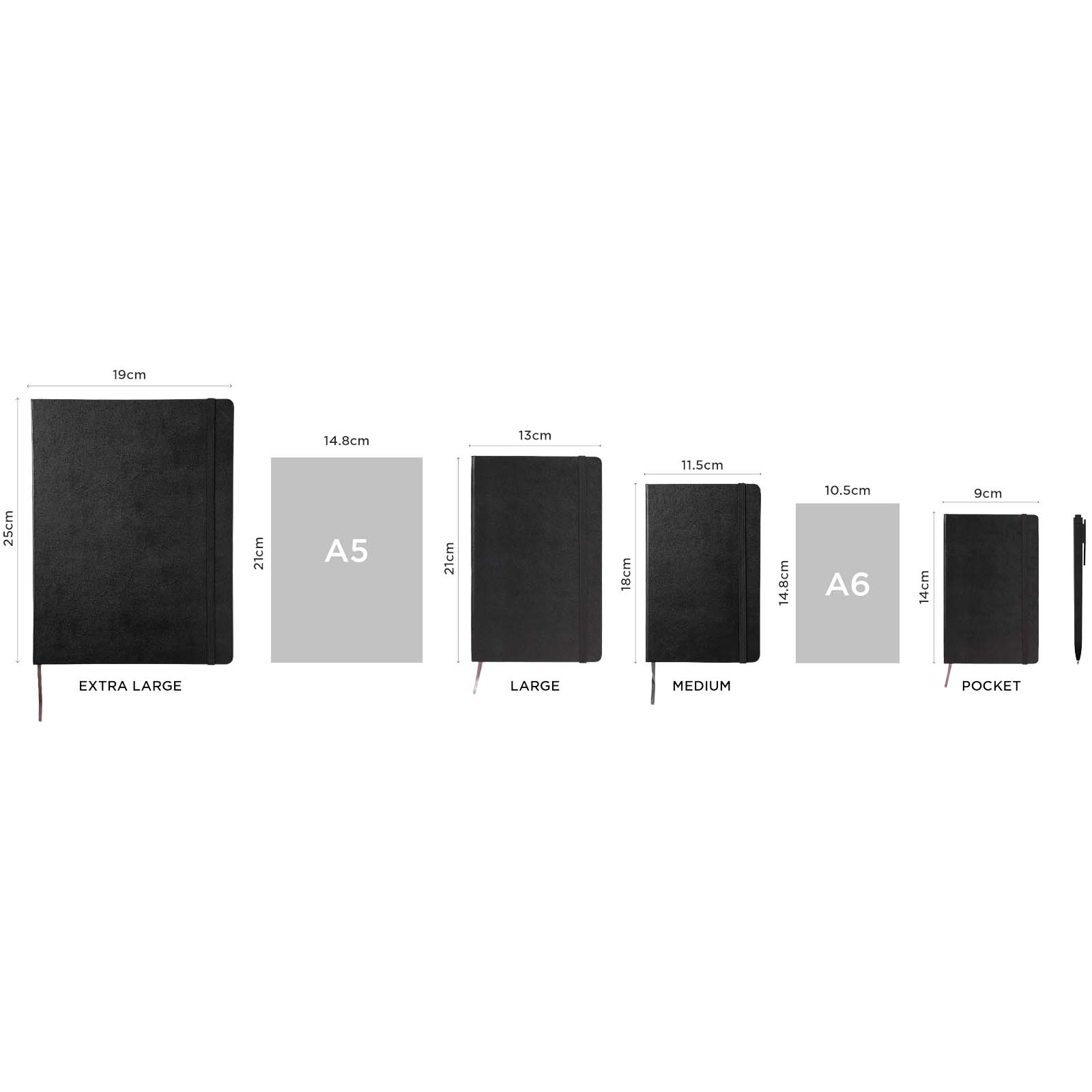 Advertising Planners - Moleskine soft cover 12 month weekly L planner - 6