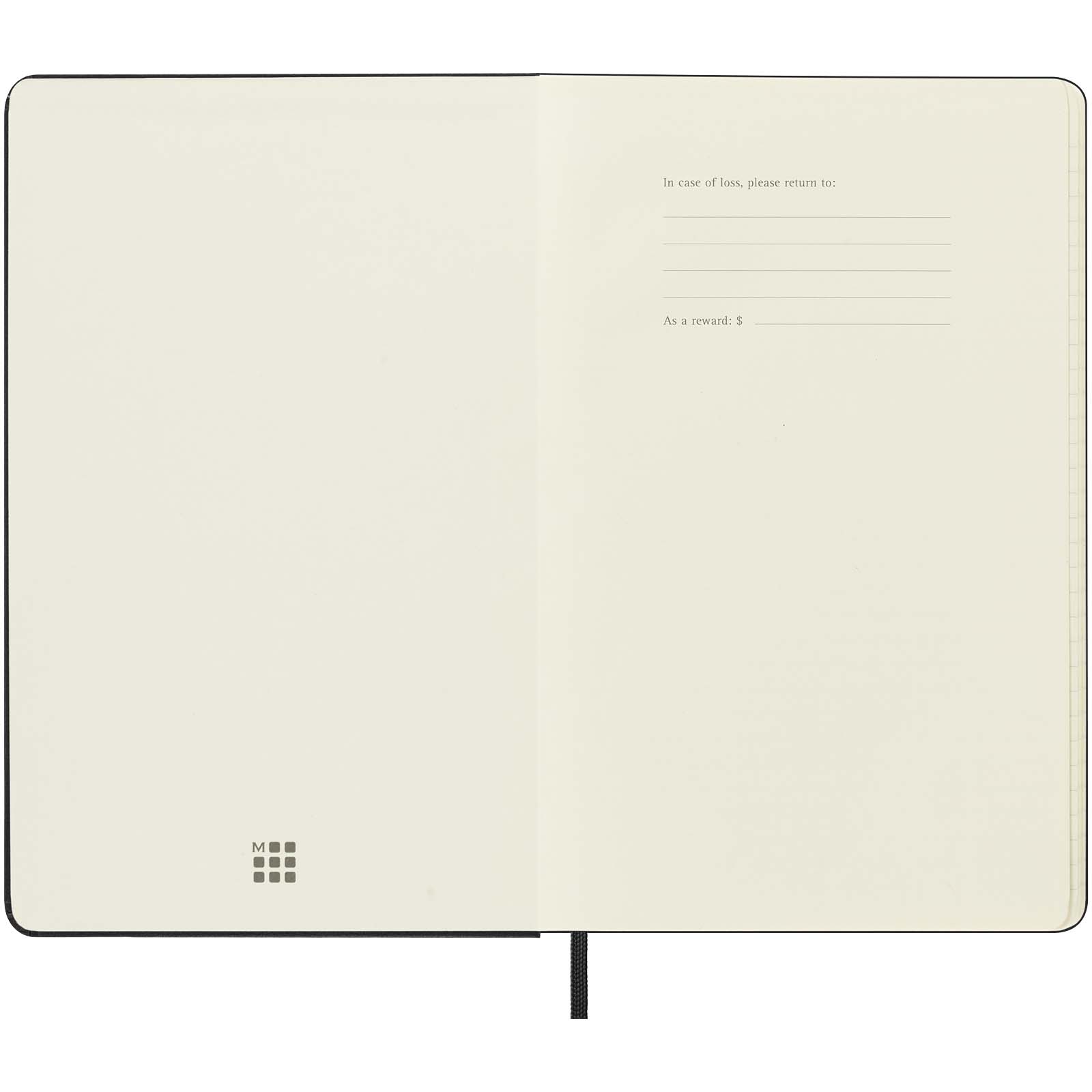 Bloc-notes couverture rigide publicitaires - Agenda L hebdomadaire horizontal 12 mois Moleskine à couverture rigide - 3