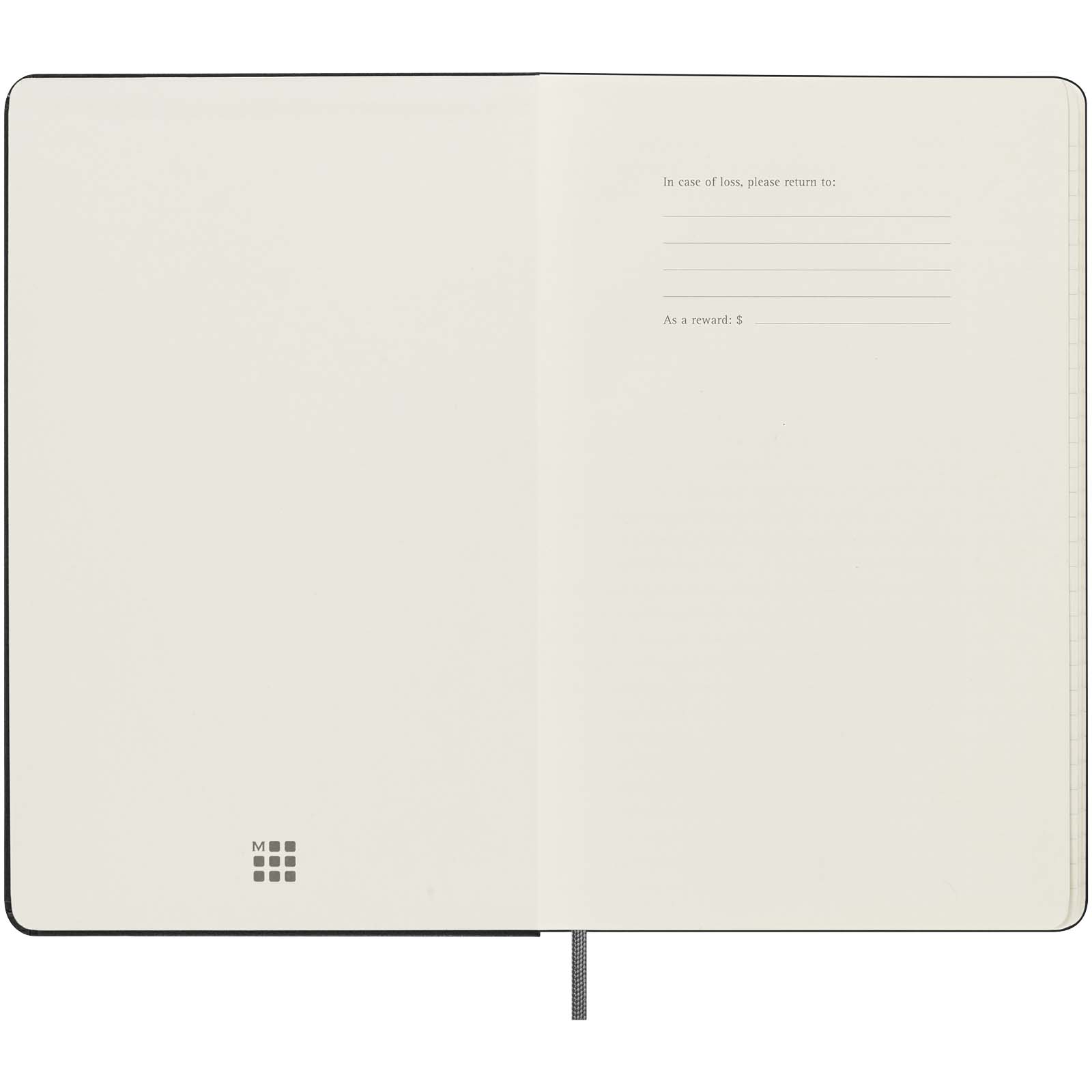 Bloc-notes couverture rigide publicitaires - Agenda L hebdomadaire non daté Moleskine à couverture rigide - 3