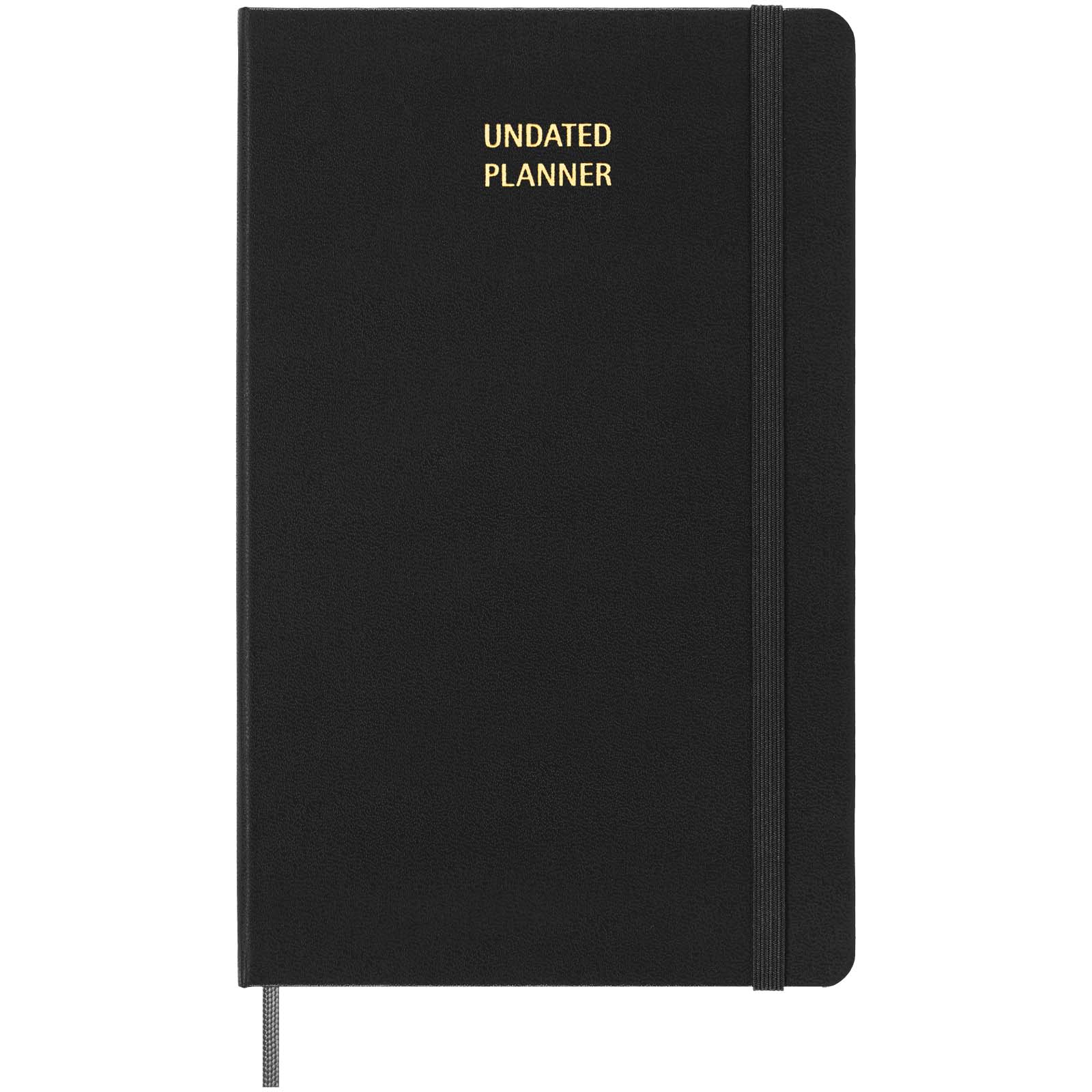 Bloc-notes couverture rigide publicitaires - Agenda L hebdomadaire non daté Moleskine à couverture rigide - 1