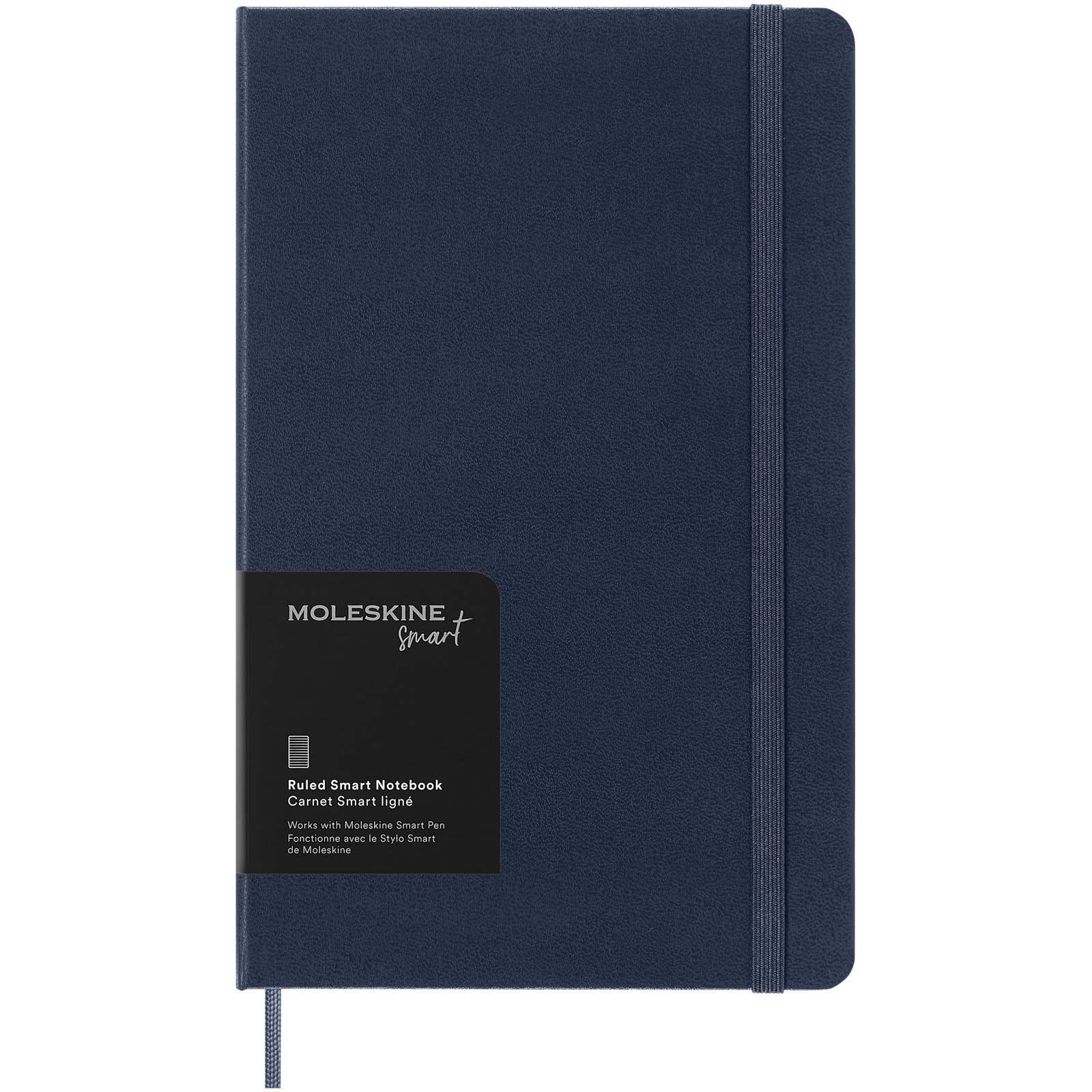 Bloc-notes couverture rigide - Carnet L Moleskine Smart - ligné