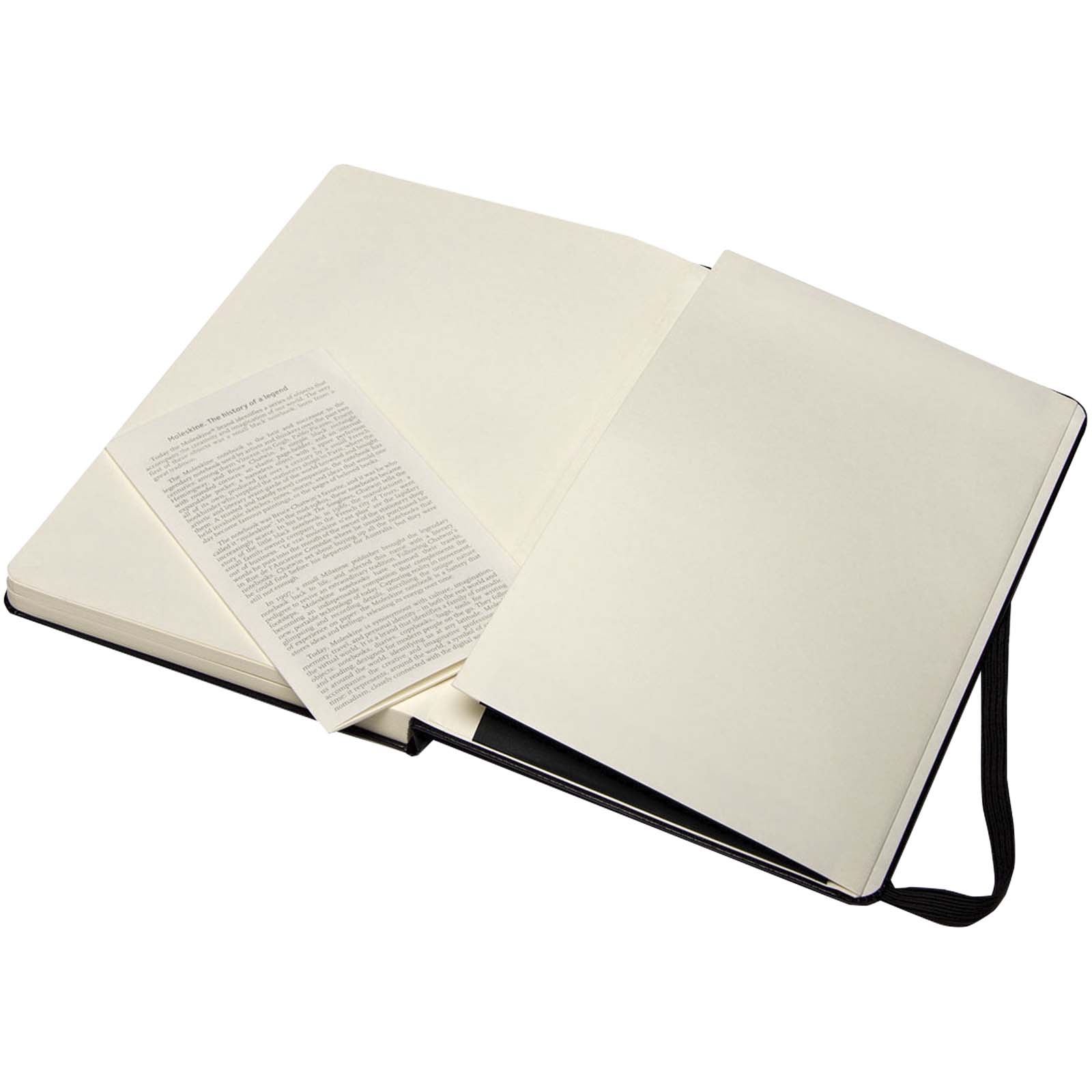 Bloc-notes couverture rigide publicitaires - Grand carnet de croquis Moleskine - 4