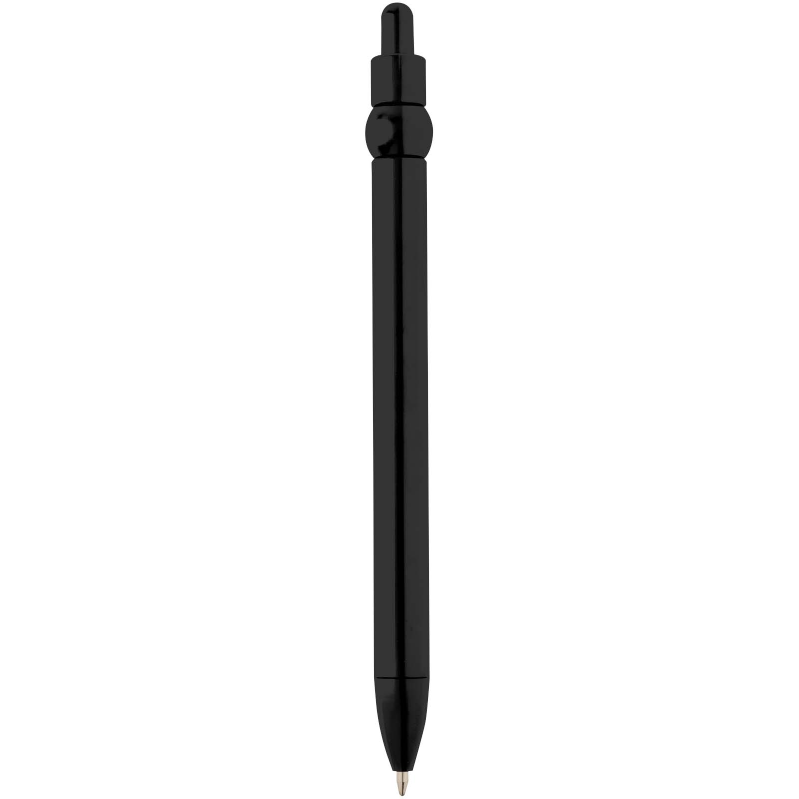 Stylos-bille publicitaires - Stylo bille Fidget en plastique recyclé (encre noire) - 2