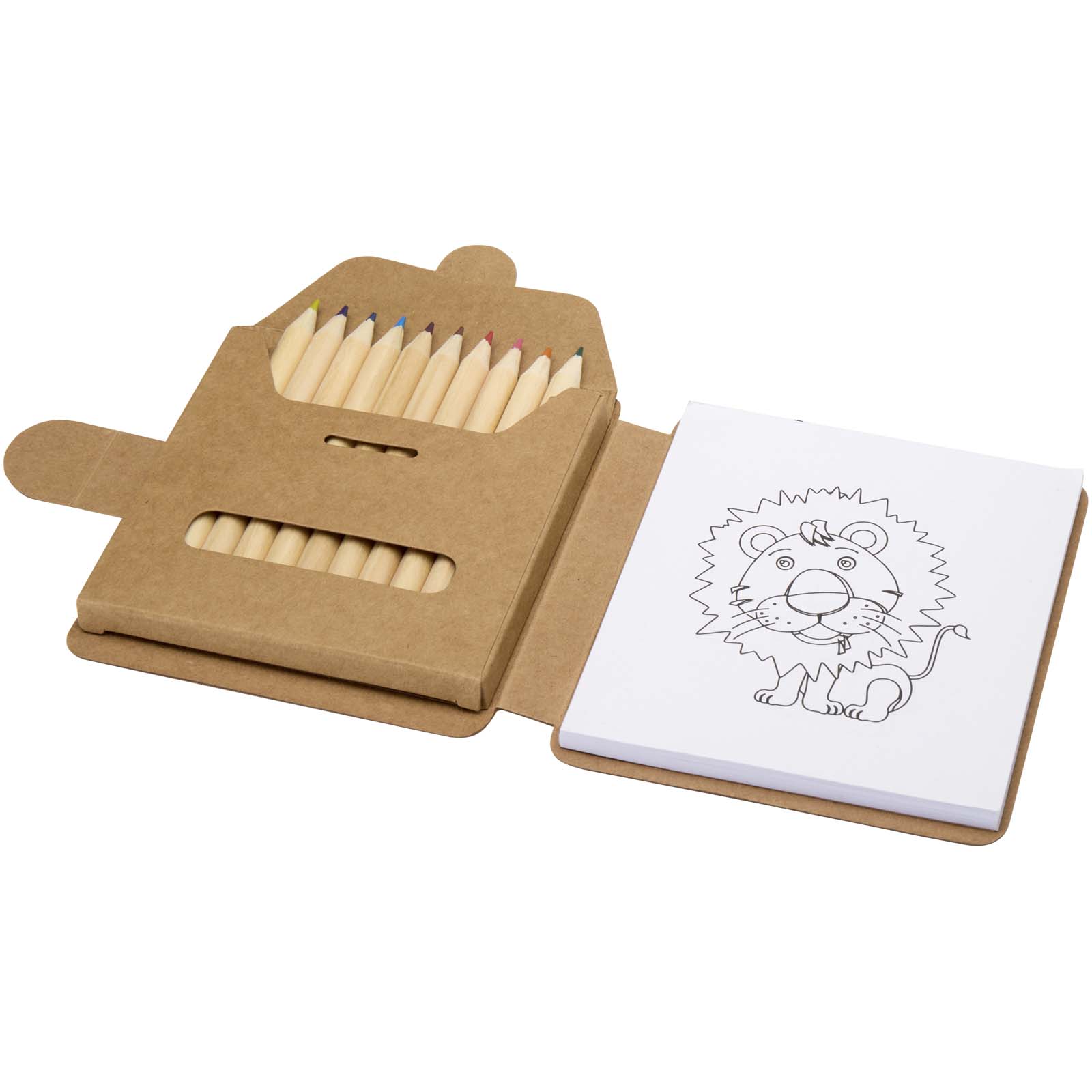 Sets de coloriage publicitaires - Bloc de dessin Chroma et coffret de crayons - 2