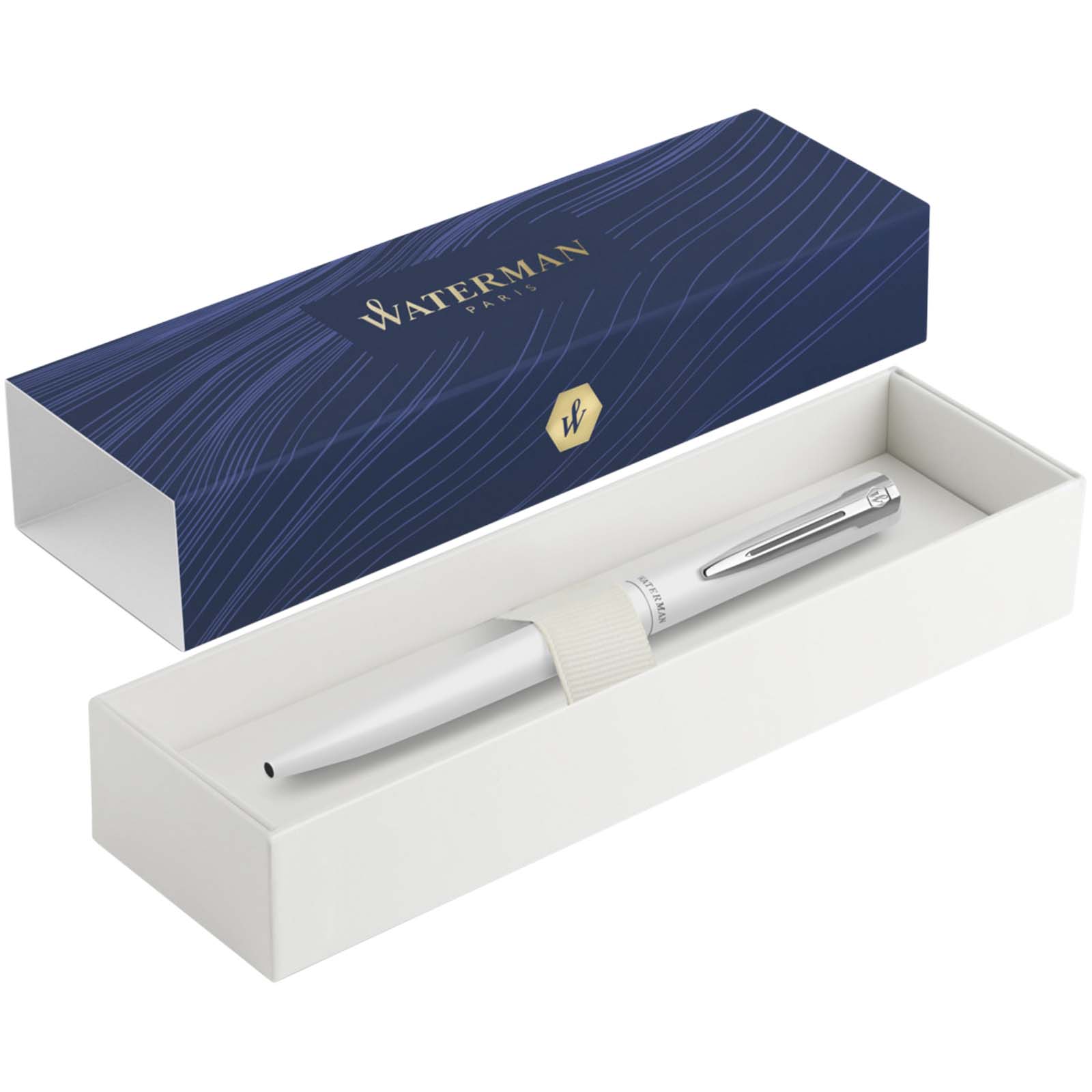 Stylos-bille publicitaires - Stylo à bille Waterman Allure 2,0 (encre bleue)
