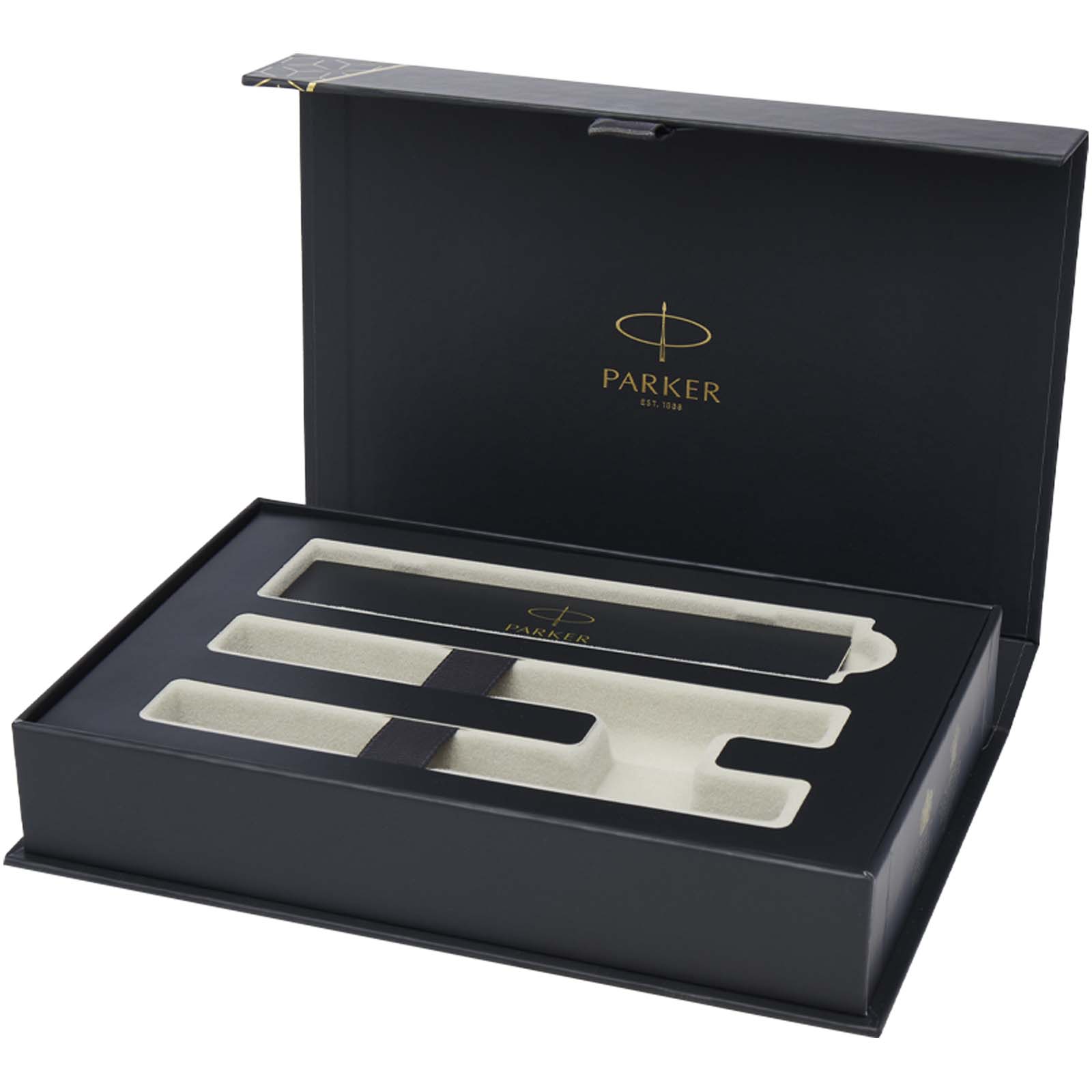 Coffret Parker IM Essentials comprenant un stylo roller et un stylo à bille - noir