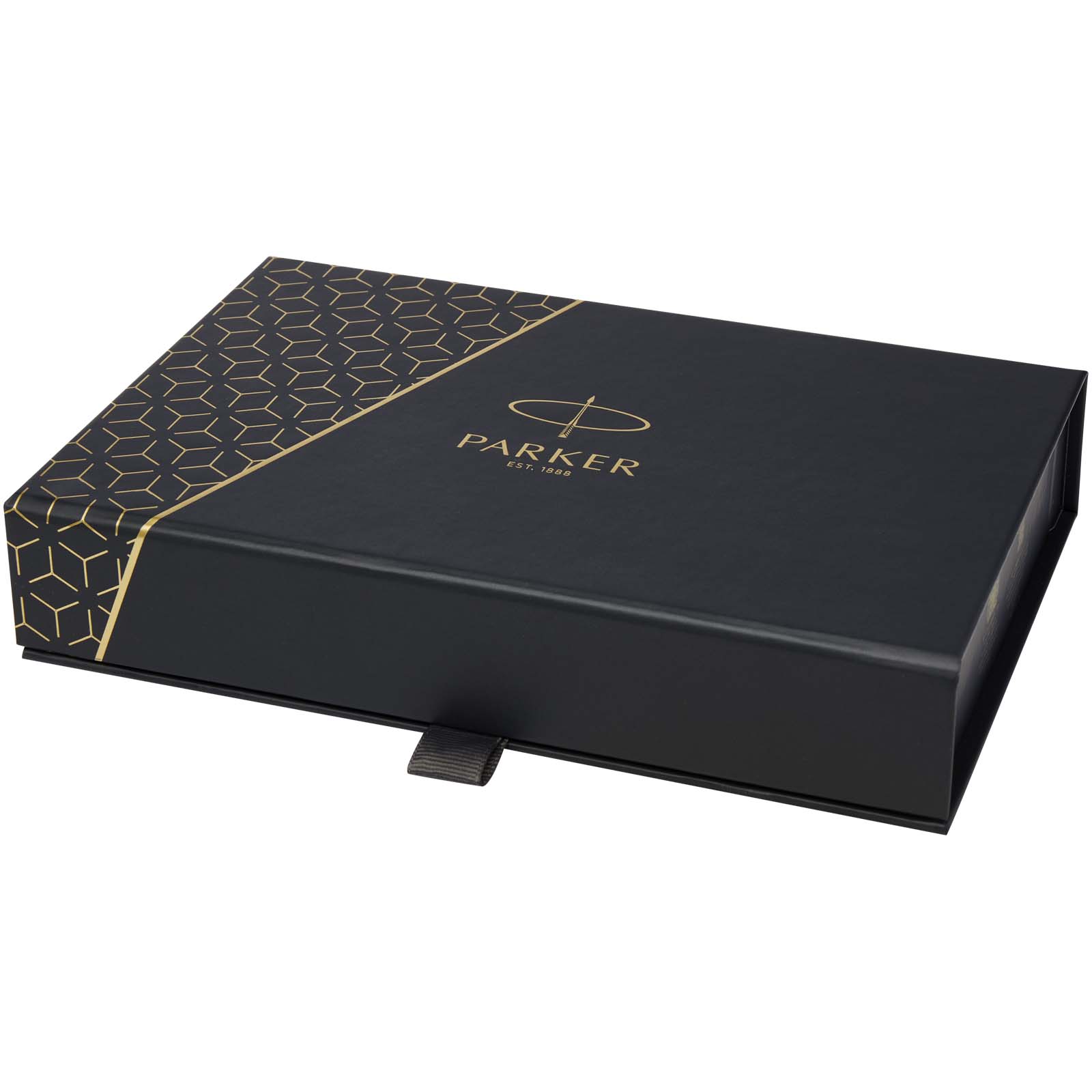 Parure de stylos publicitaires - Coffret Parker IM Essentials comprenant un stylo roller et un stylo à bille - noir - 1
