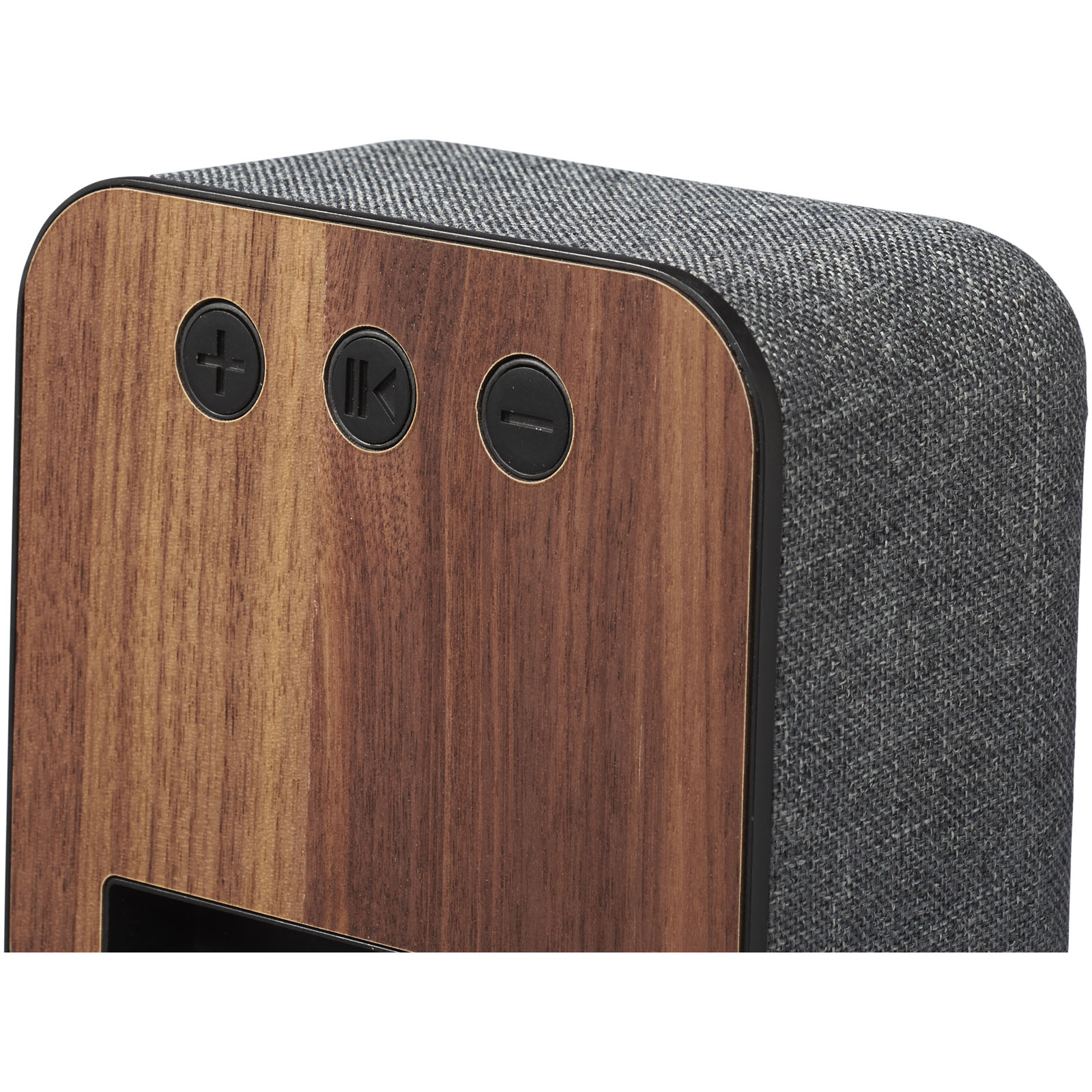 Advertising Speakers - Shae fabric and wood Bluetooth® speaker - 4