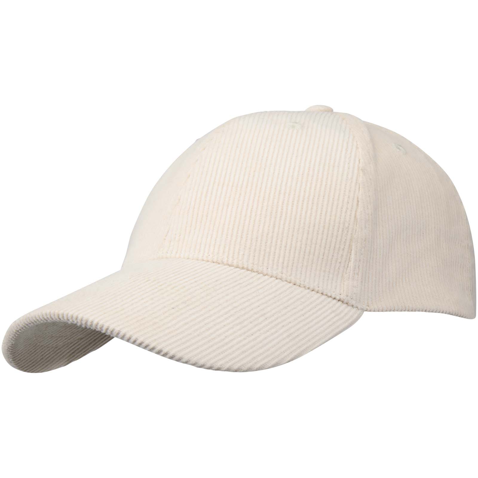 Casquette 6 panneaux Hutton en velours côtelé recyclé