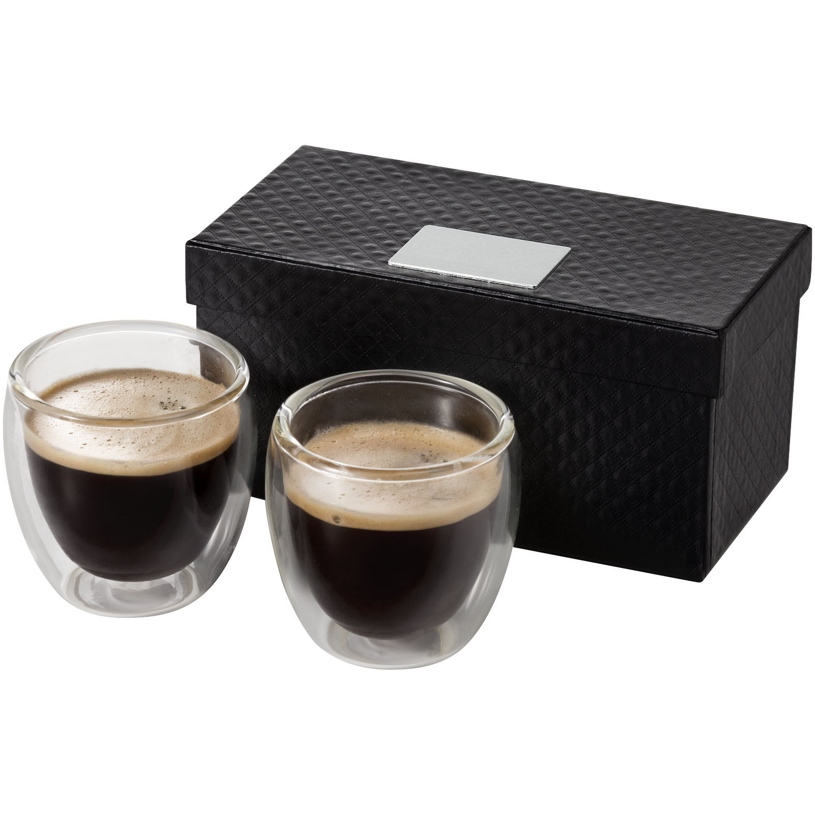 Advertising Glasses - Boda 2-piece glass espresso cup set - 0