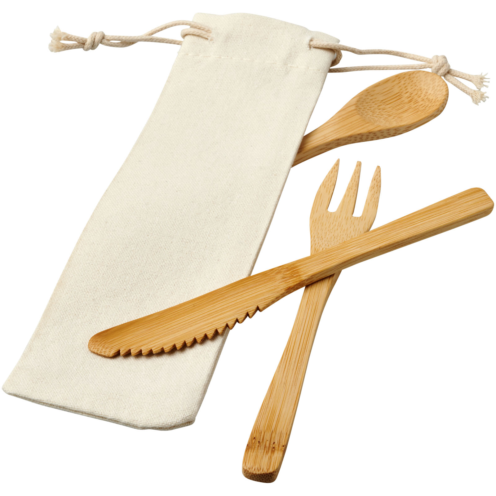 Advertising Kitchenware - Celuk bamboo cutlery set - 0
