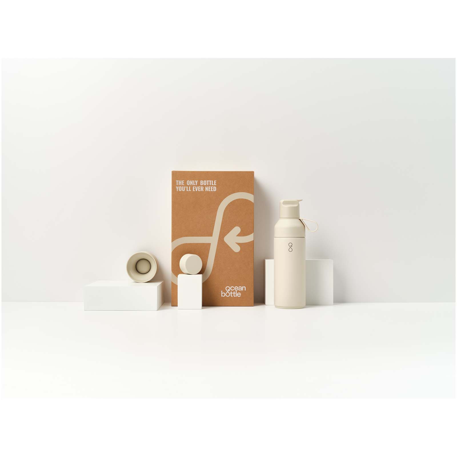 Bouteilles d'eau publicitaires - Coffret cadeau 3 en 1 Ocean Bottle de 500 ml - 4