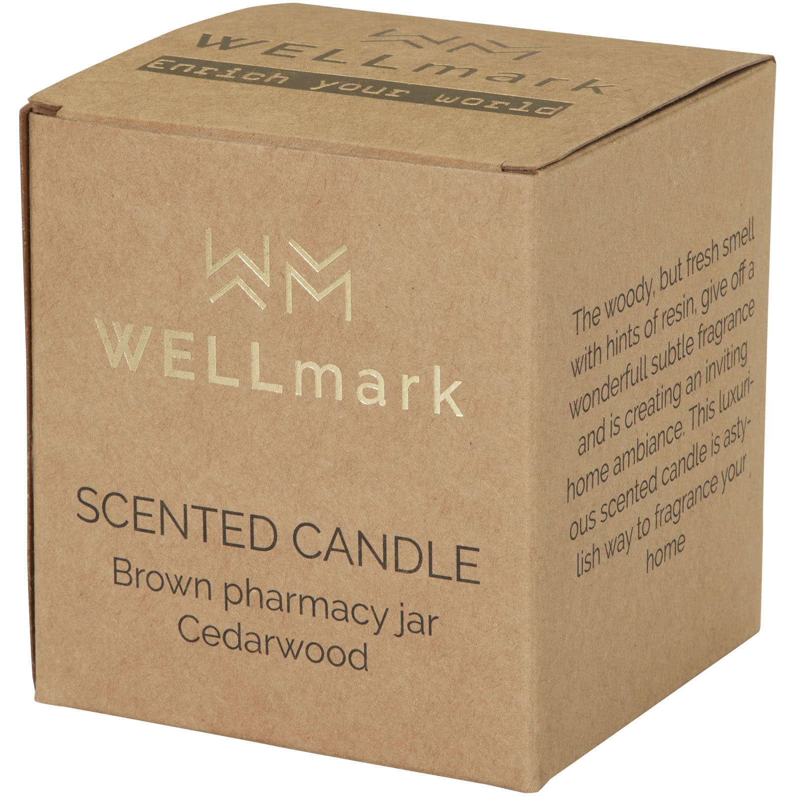 Advertising Personal Care - Wellmark Let's Get Cozy 650 g scented candle - cedar wood fragrance - 1