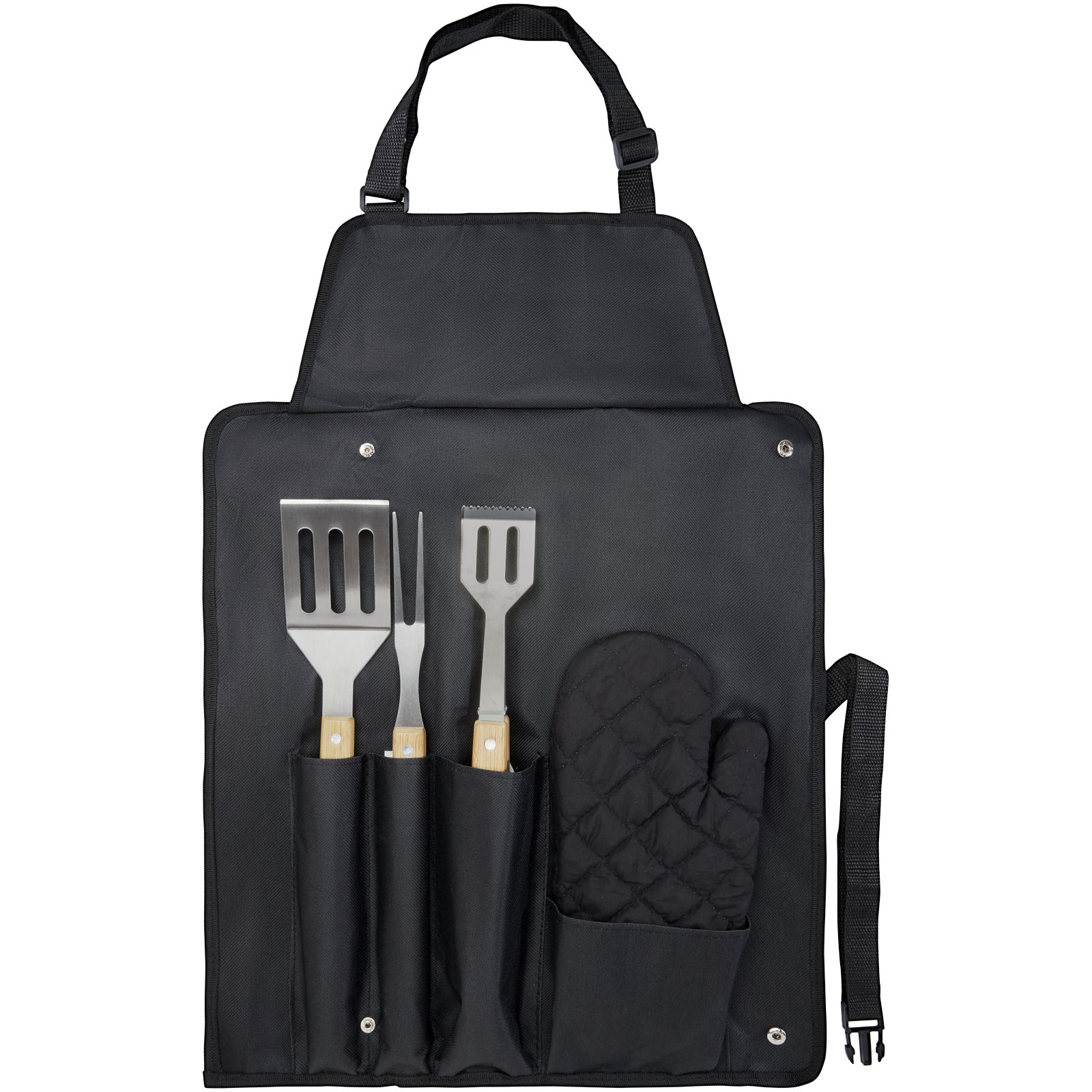 Advertising BBQ Accessories - Gril 3-piece BBQ tools set and glove  - 1