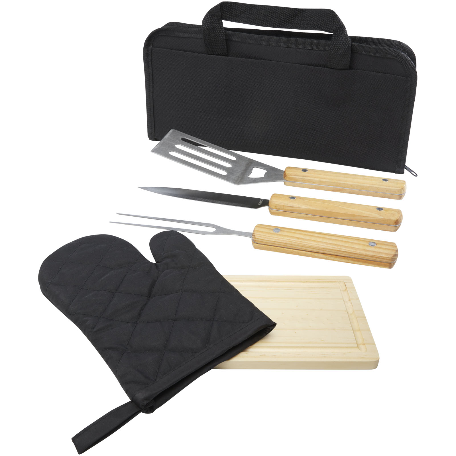 Accessoires pour barbecue publicitaires - Set à barbecue 5 pièces Gratar