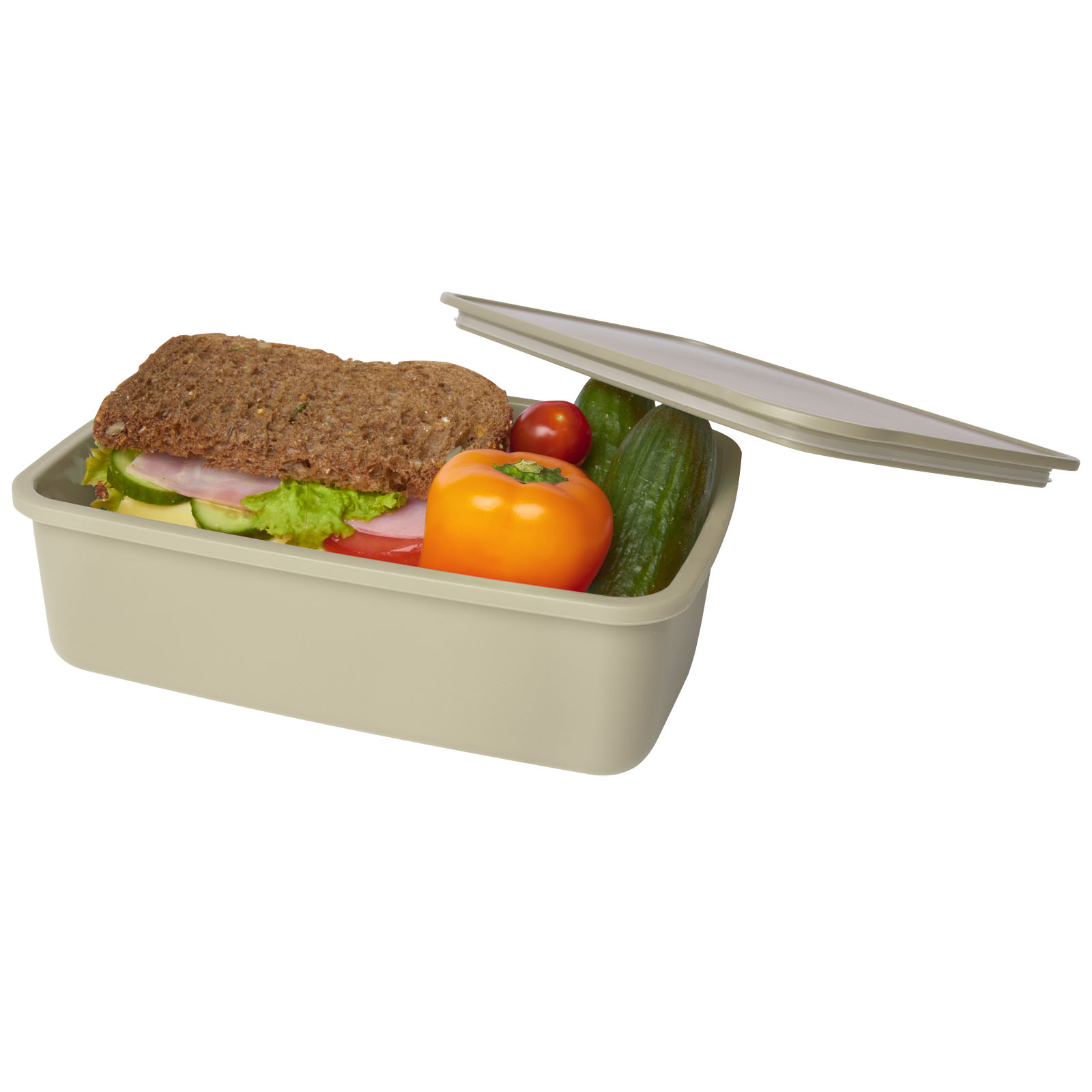 Boîtes-repas publicitaires - Boîte à lunch Dovi en plastique recyclé - 2