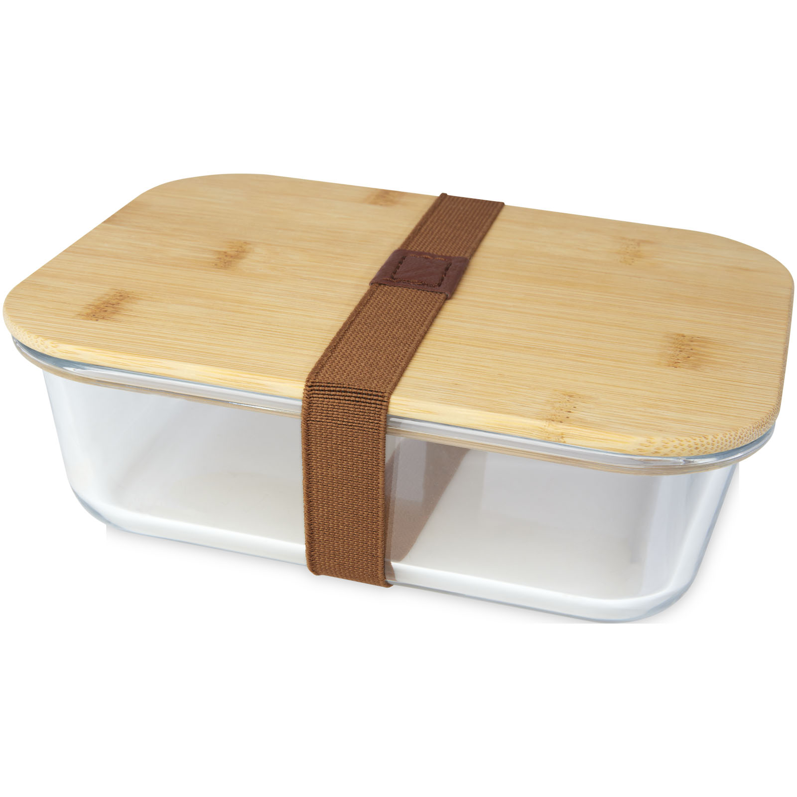 Advertising Lunch Boxes - Roby glass lunch box with bamboo lid - 0