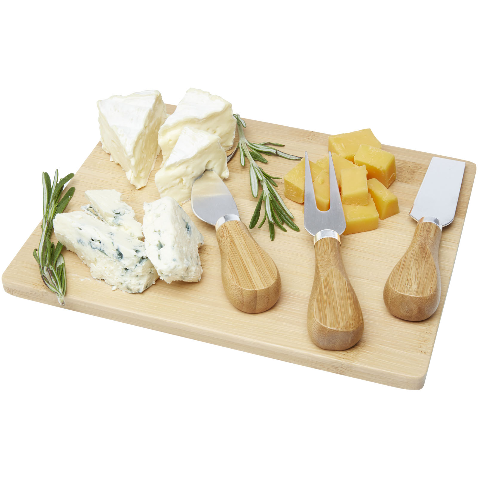 Advertising Serving Sets - Ement bamboo cheese board and tools - 2