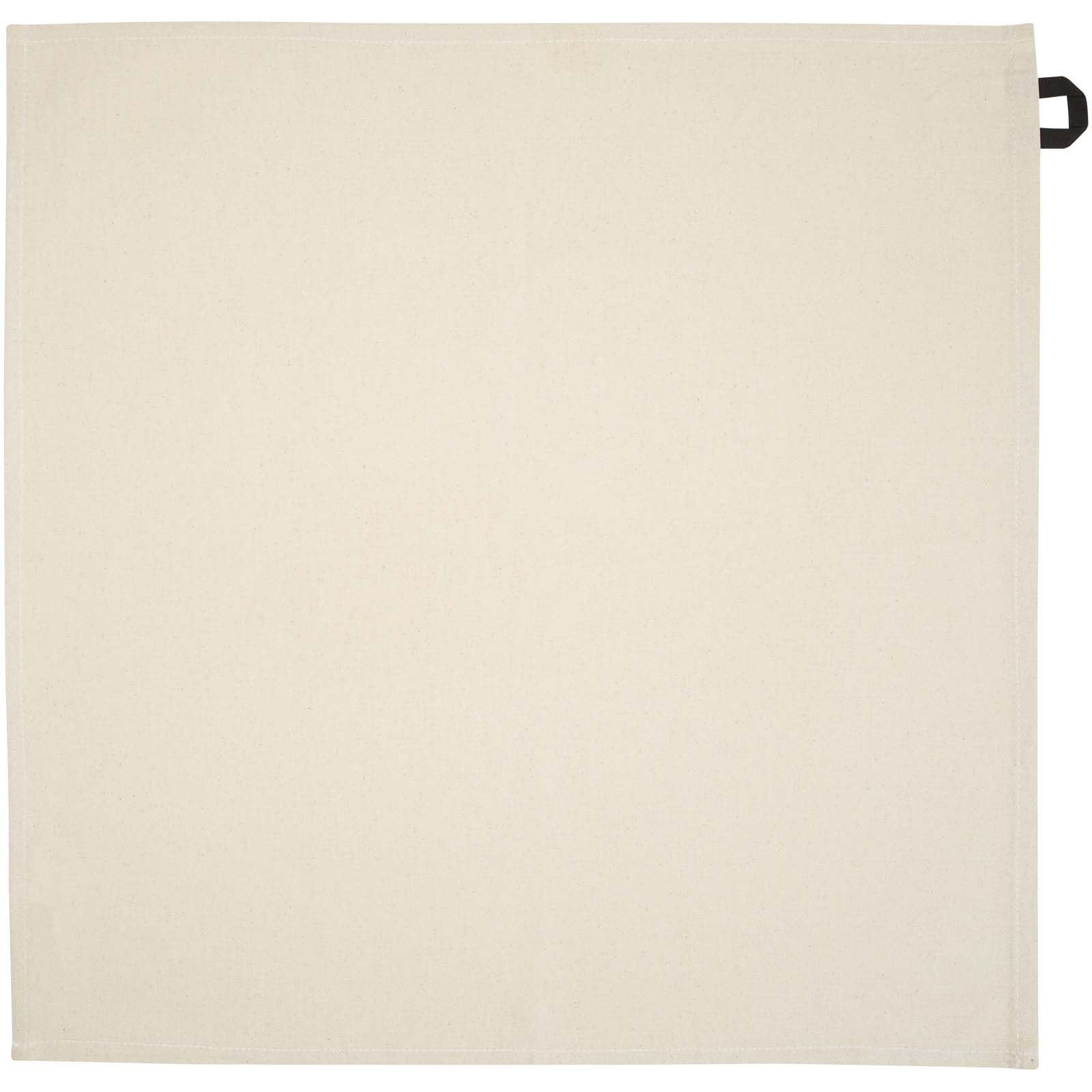 Serviettes publicitaires - Torchon de cuisine Alora en coton recyclé 200 g/m² - 1