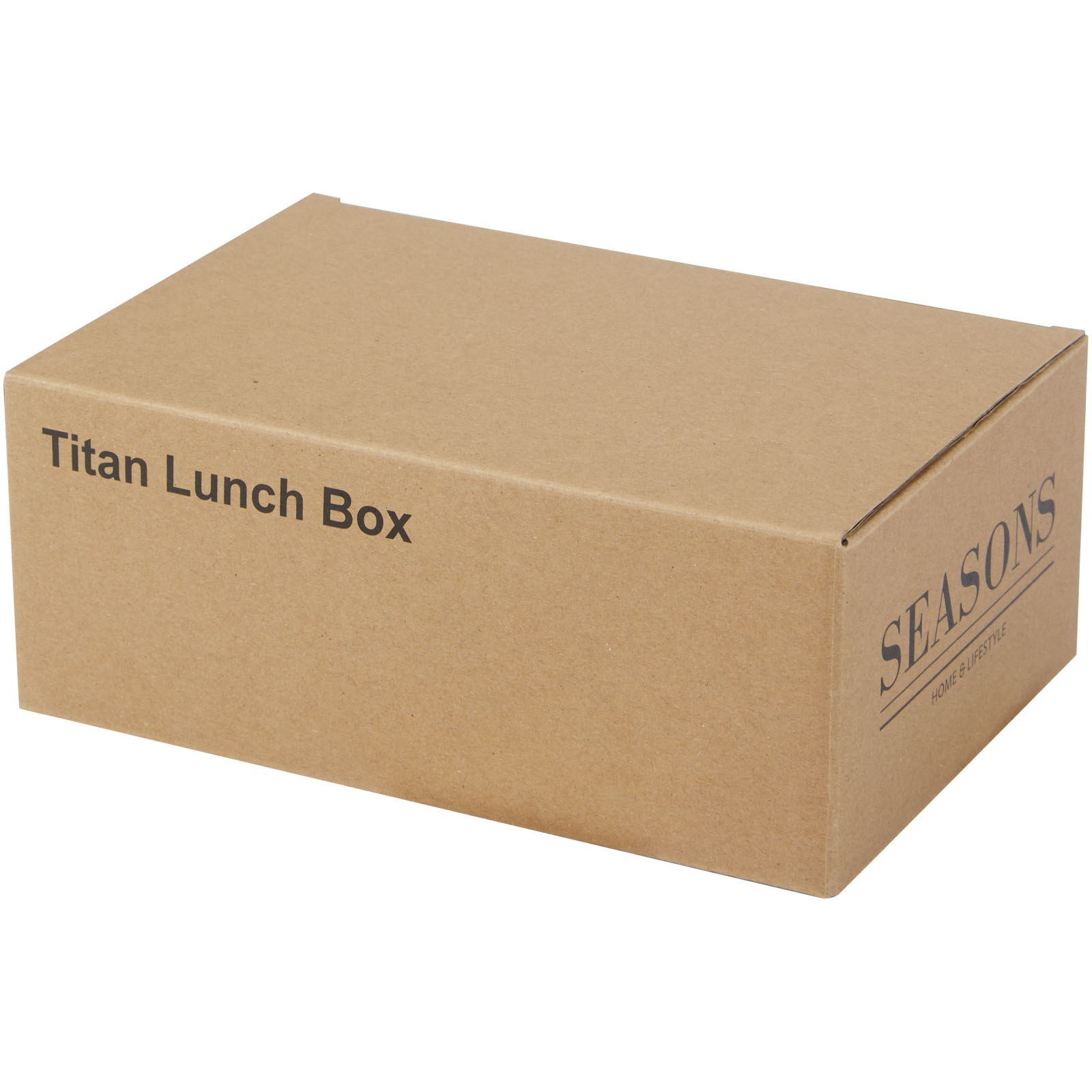 Boîtes-repas publicitaires - Boîte repas Titan en acier inoxydable recyclé - 1