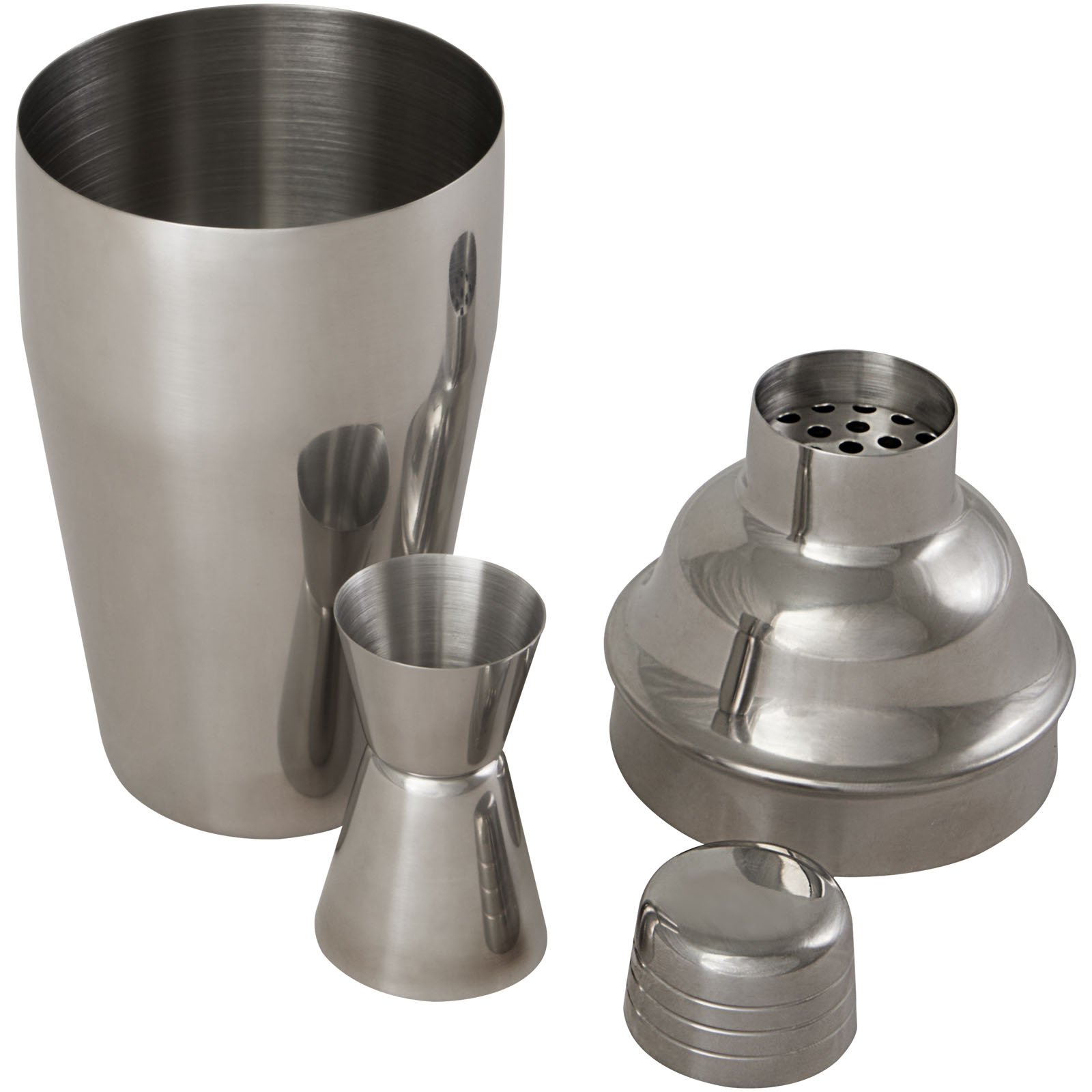 Accessoires pour la maison publicitaires - Shaker Gaudie en acier inoxydable recyclé - 4