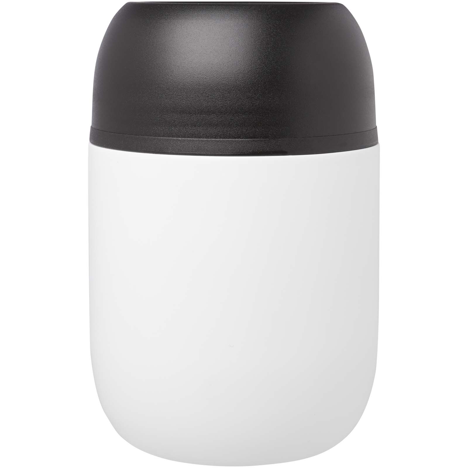 Advertising Lunch Boxes - Supo 480 ml double-walled recycled stainless steel lunch pot - 2