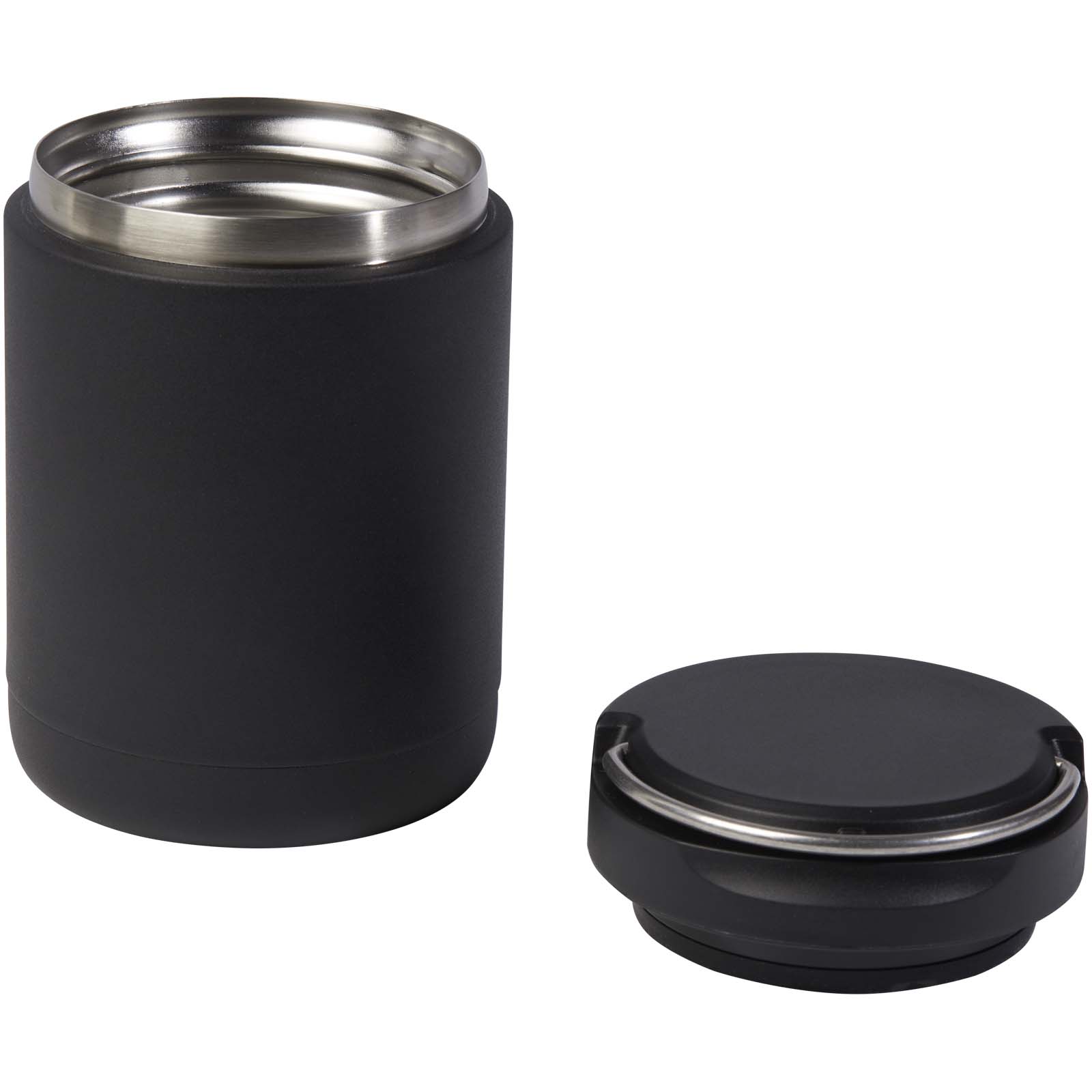 Advertising Lunch Boxes - Doveron 500 ml recycled stainless steel insulated lunch pot - 4