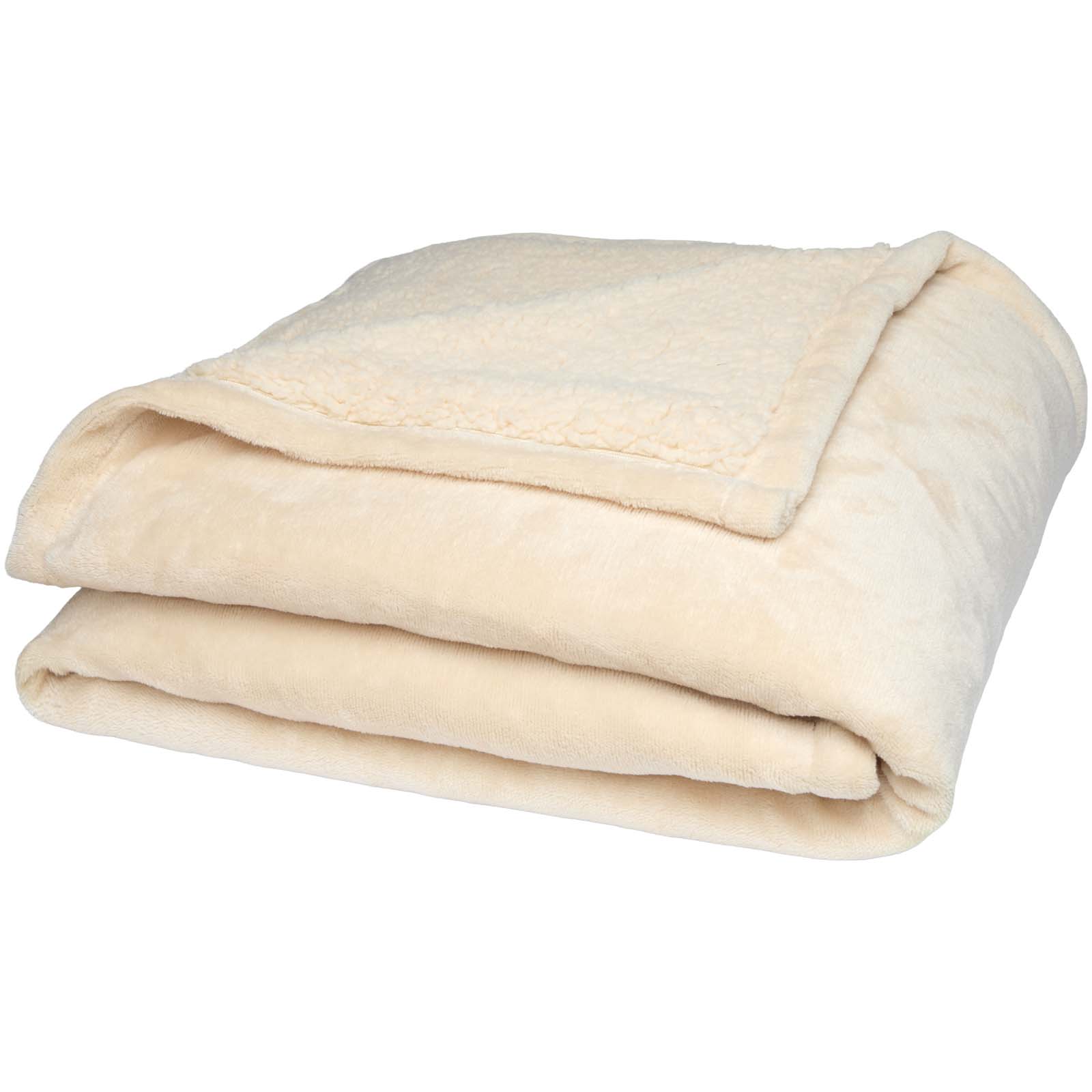 Advertising Blankets - Ashen GRS recycled sherpa blanket - 3