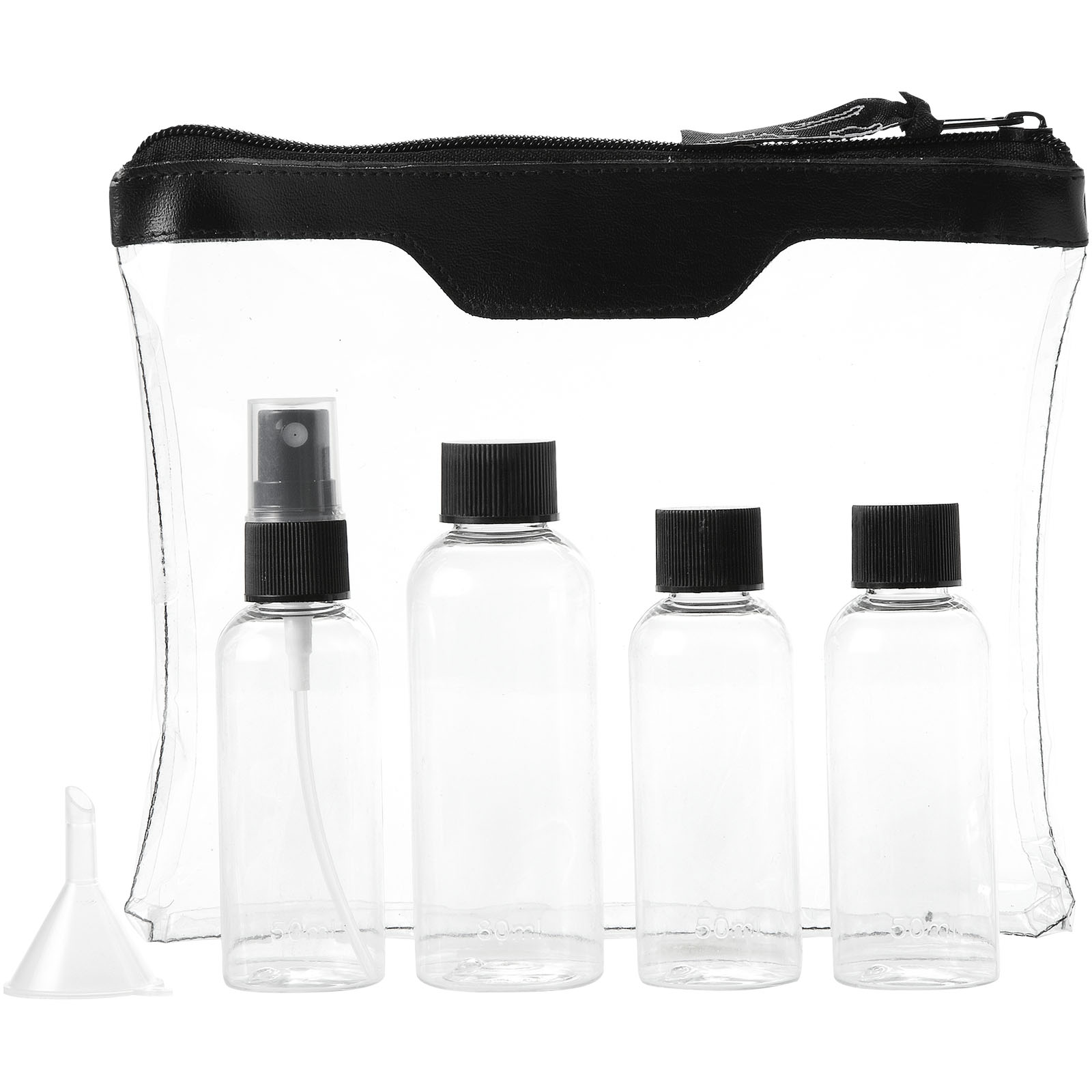 Advertising Travel Accessories - Munich airline approved travel bottle set - 4