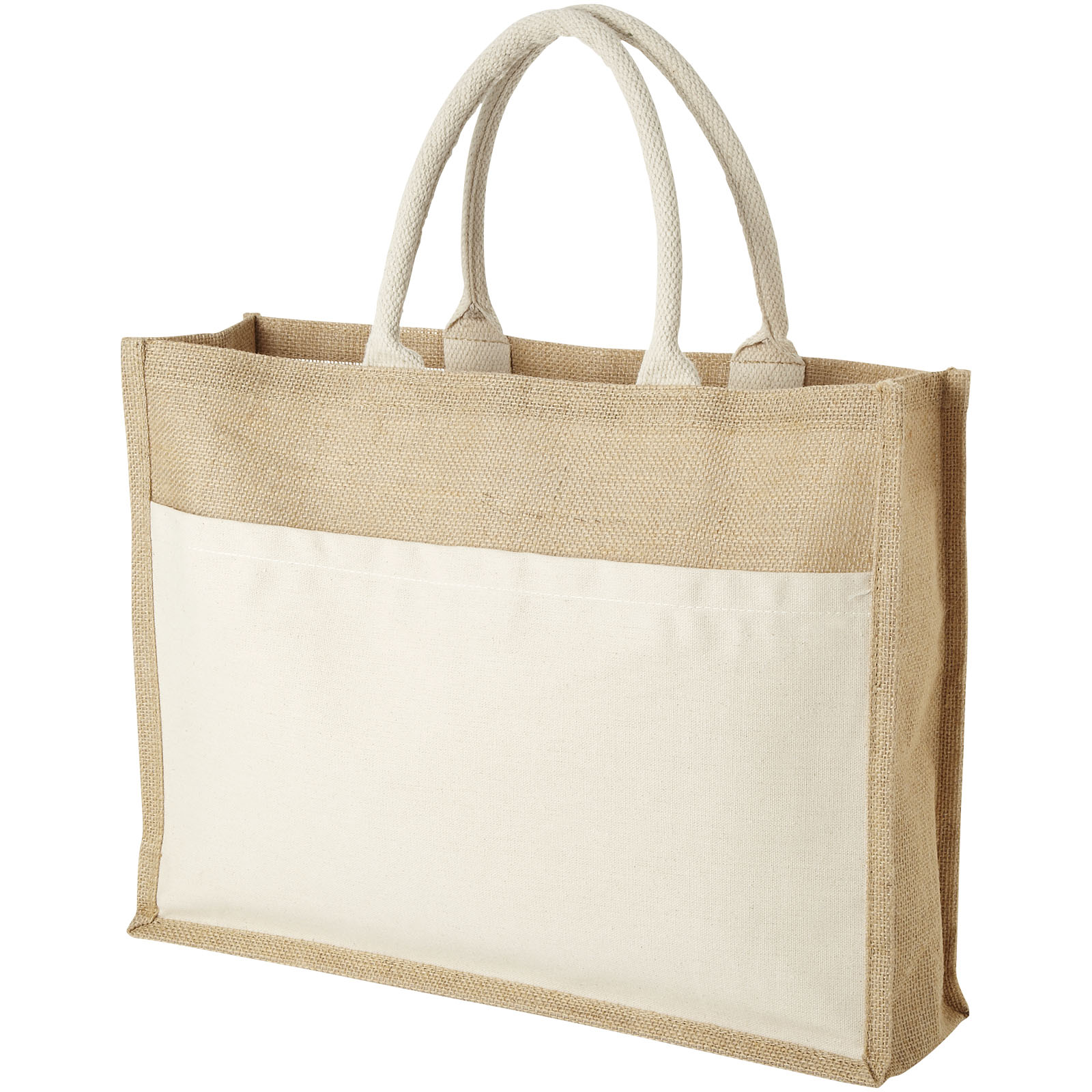 Advertising Shopping & Tote Bags - Mumbay cotton pocket jute tote bag 18L - 0